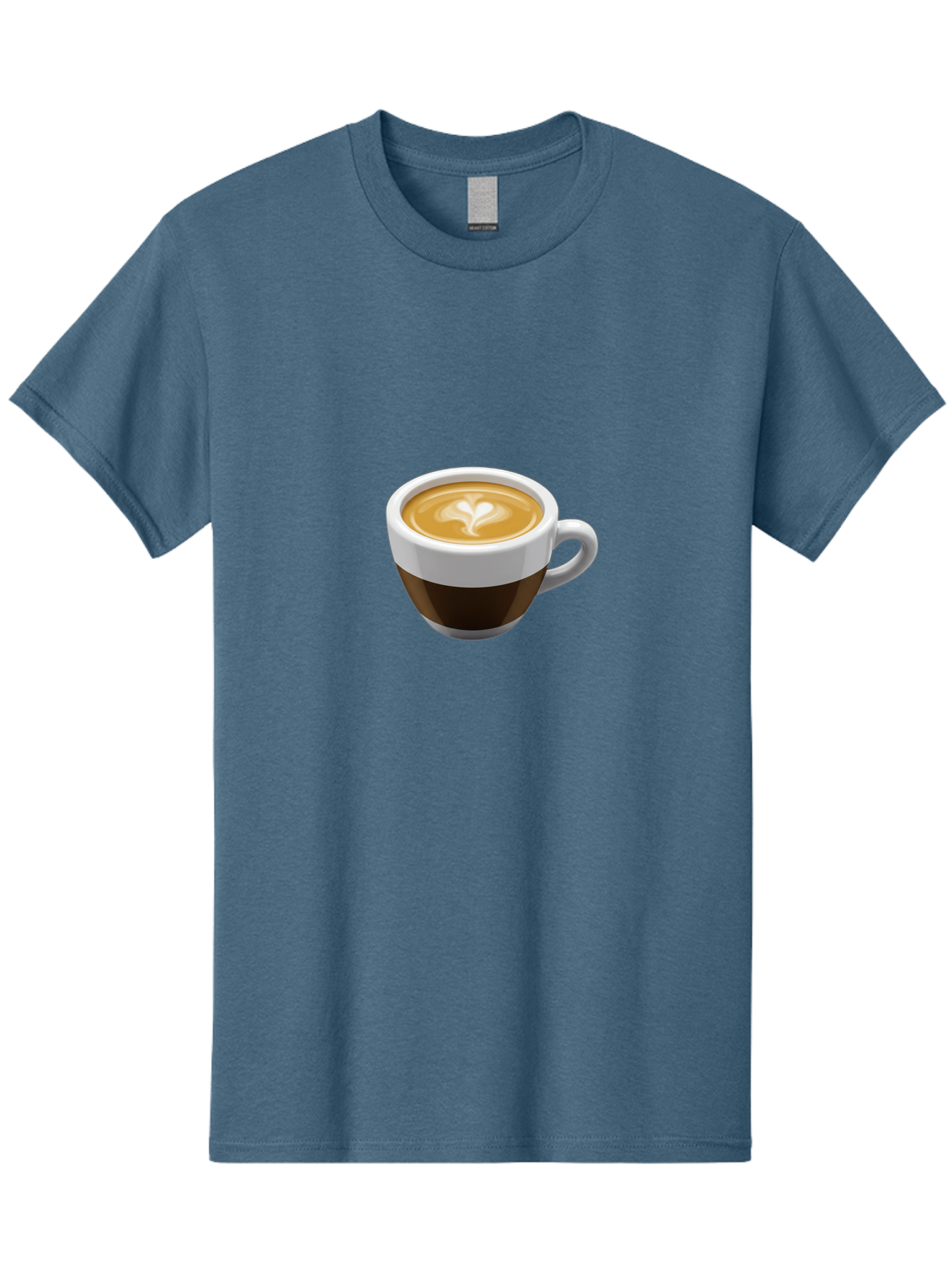 Coffee-2 Men'S Graphic Tee, 100% Cotton, Comfortable Casual Summer Wear, Machine Washable, Coffee Cup, Latte Art, Heart Design, Coffee Drink, Espresso Cup, Creamy Texture, Morning Coffee, Coffee Beverage Bab768