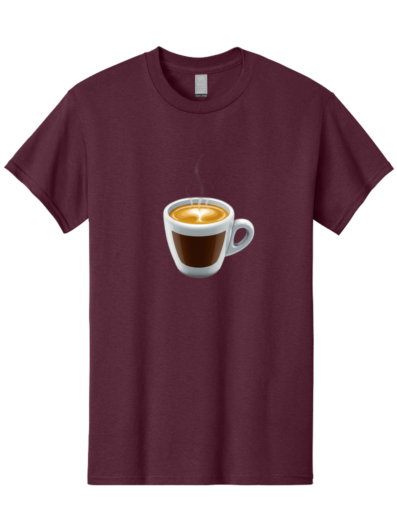 Cup-Of-Coffee-4 Men'S Graphic Tee, 100% Cotton, Comfortable Casual Summer Wear, Machine Washable, Coffee Cup, Espresso, Latte Art, Steaming Hot, Morning Coffee, Caffeine, Coffee Break Bab836