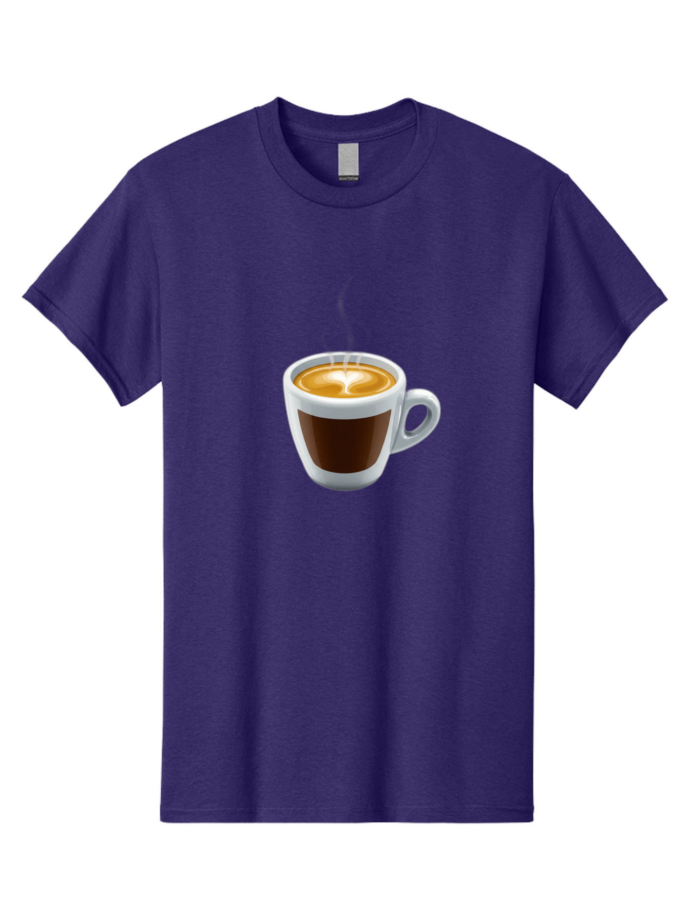 Cup-Of-Coffee-4 Men'S Graphic Tee, 100% Cotton, Comfortable Casual Summer Wear, Machine Washable, Coffee Cup, Espresso, Latte Art, Steaming Hot, Morning Coffee, Caffeine, Coffee Break Bab836