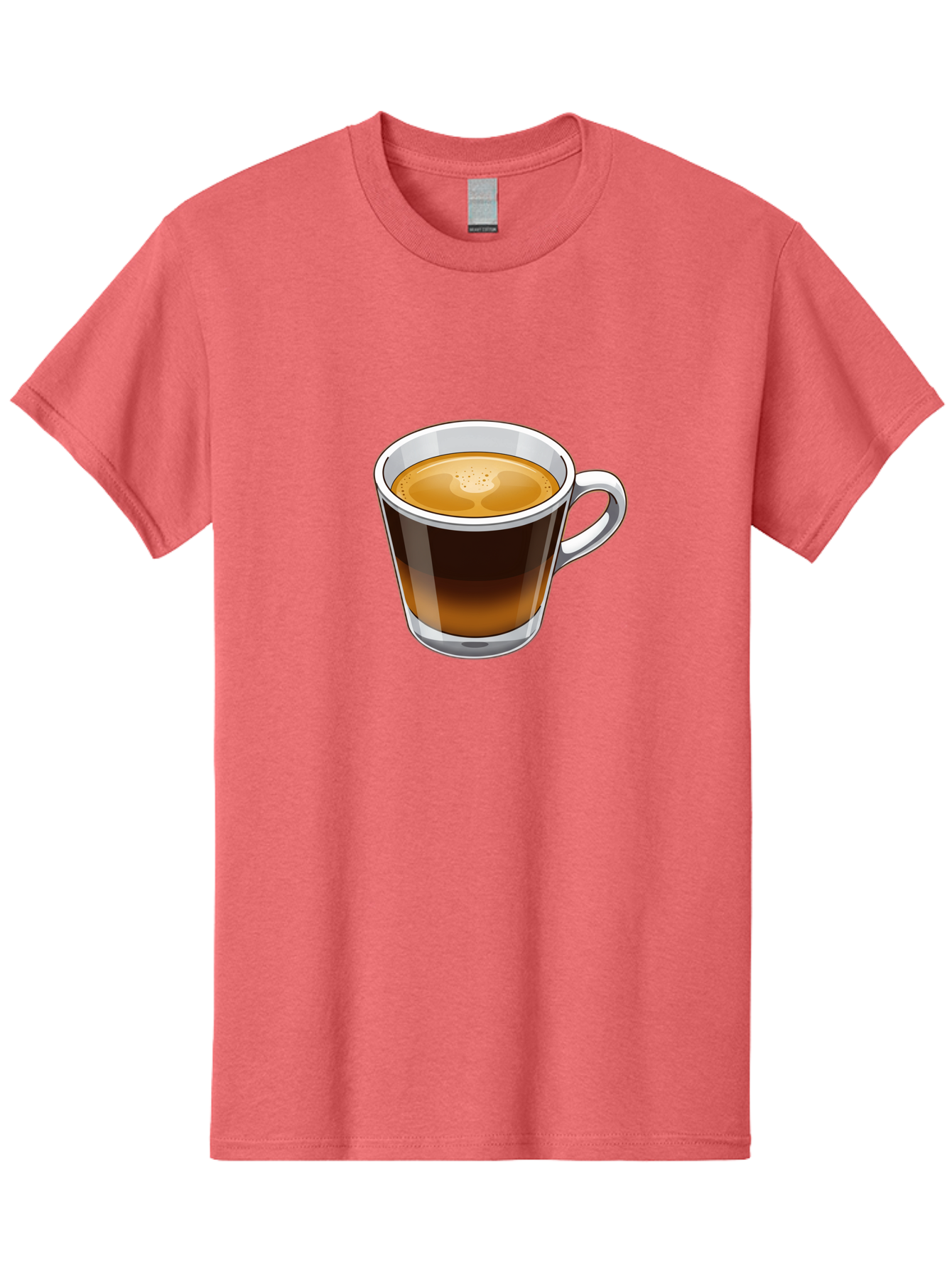 Cup-Of-Coffee-5 Men'S Graphic Tee, 100% Cotton, Comfortable Casual Summer Wear, Machine Washable, Coffee In A Mug, Espresso Cup, Coffee Beverage, Morning Coffee, Caffeine Drink, Hot Beverage, Coffee Culture Bab837