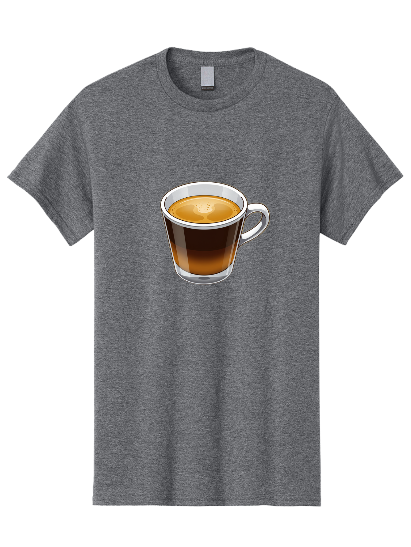 Cup-Of-Coffee-5 Men'S Graphic Tee, 100% Cotton, Comfortable Casual Summer Wear, Machine Washable, Coffee In A Mug, Espresso Cup, Coffee Beverage, Morning Coffee, Caffeine Drink, Hot Beverage, Coffee Culture Bab837