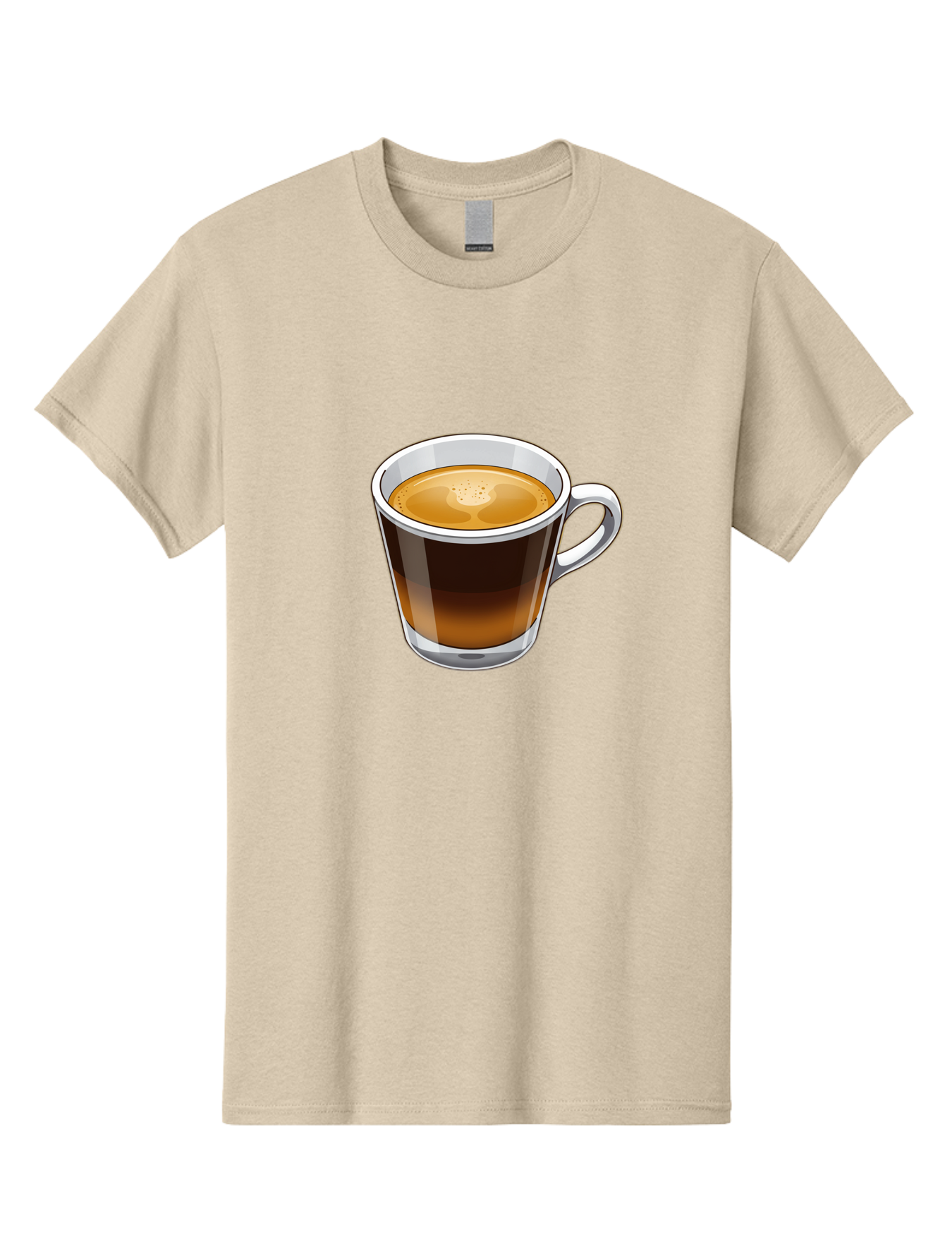 Cup-Of-Coffee-5 Men'S Graphic Tee, 100% Cotton, Comfortable Casual Summer Wear, Machine Washable, Coffee In A Mug, Espresso Cup, Coffee Beverage, Morning Coffee, Caffeine Drink, Hot Beverage, Coffee Culture Bab837