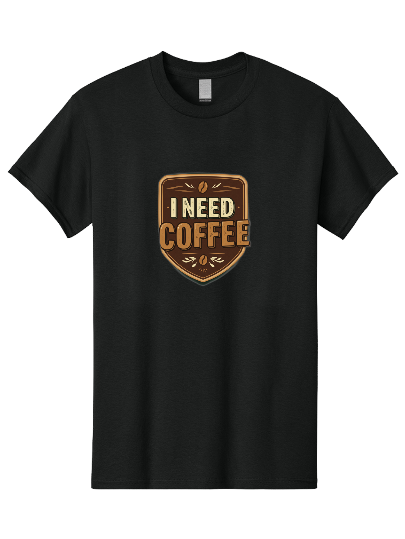 I-Need-Coffee-3 Men'S Graphic Tee, 100% Cotton, Comfortable Casual Summer Wear, Machine Washable, Coffee Lover, Coffee Break, Coffee Addiction, Coffee Quote, Caffeine Fix, Coffee Humor, Funny Coffee, Coffee Meme Bac067