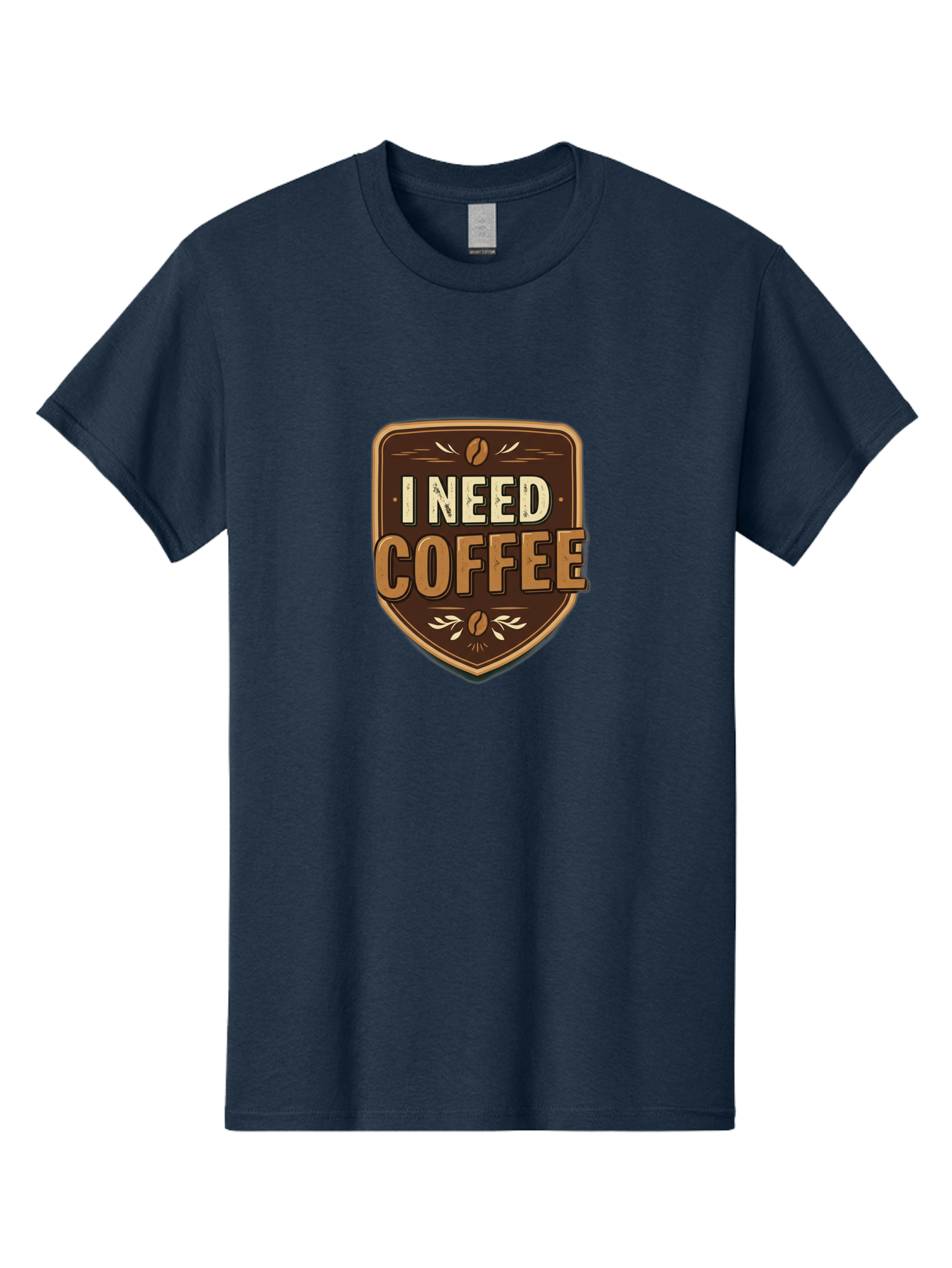 I-Need-Coffee-3 Men'S Graphic Tee, 100% Cotton, Comfortable Casual Summer Wear, Machine Washable, Coffee Lover, Coffee Break, Coffee Addiction, Coffee Quote, Caffeine Fix, Coffee Humor, Funny Coffee, Coffee Meme Bac067