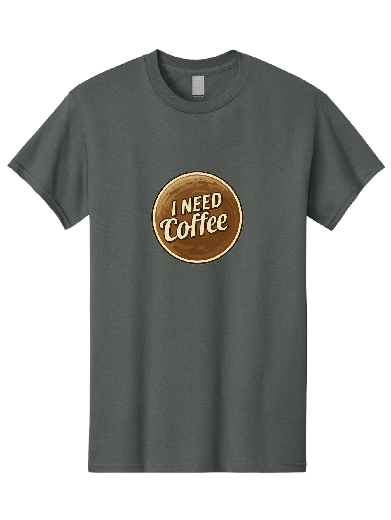 I-Need-Coffee-7 Men'S Graphic Tee, 100% Cotton, Comfortable Casual Summer Wear, Machine Washable, Coffee Cup, Coffee Lover, Need Coffee, Caffeine Fix, Morning Motivation, Coffee Break, Coffee Addiction, Coffee Culture Bac071