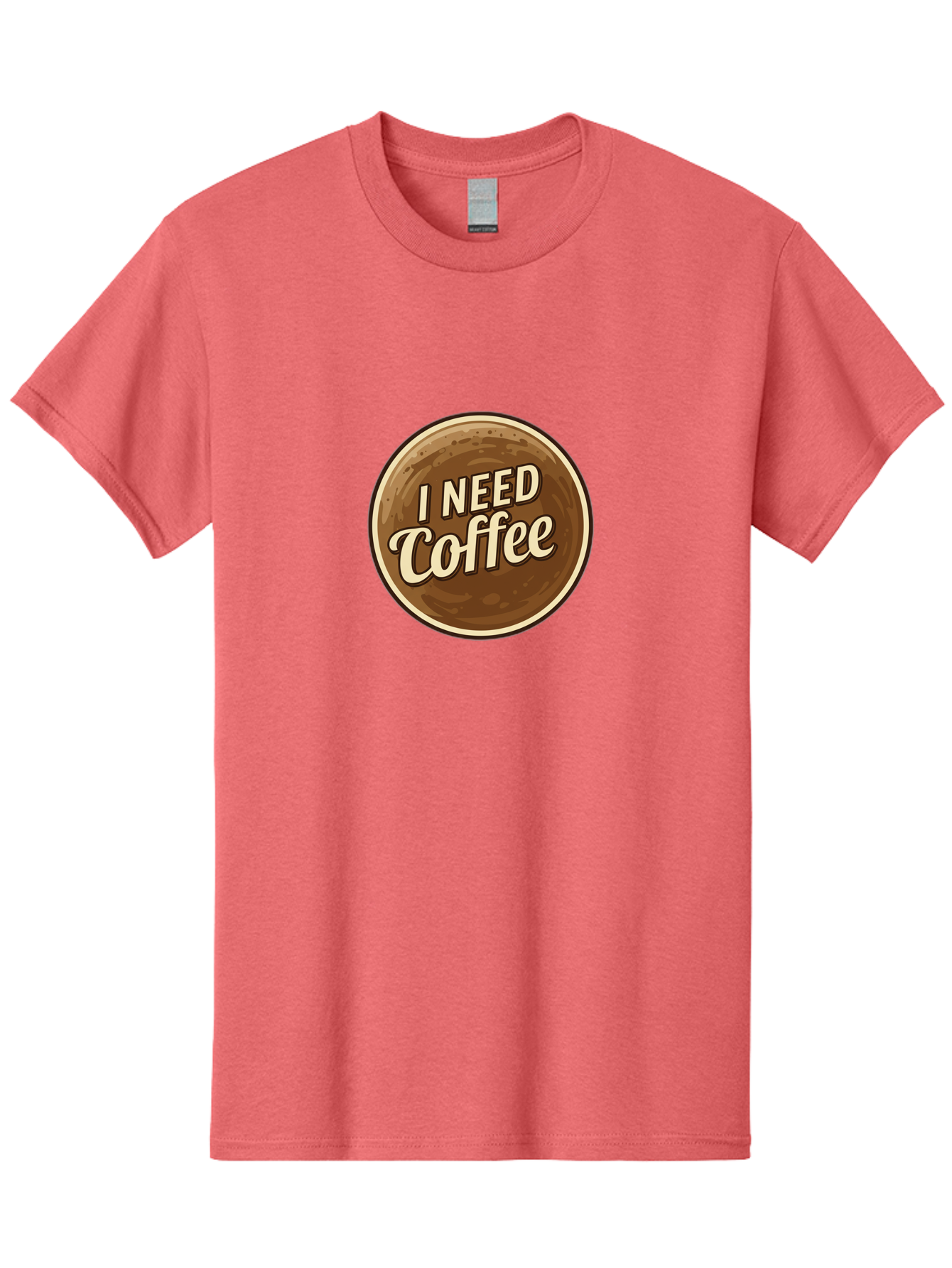 I-Need-Coffee-7 Men'S Graphic Tee, 100% Cotton, Comfortable Casual Summer Wear, Machine Washable, Coffee Cup, Coffee Lover, Need Coffee, Caffeine Fix, Morning Motivation, Coffee Break, Coffee Addiction, Coffee Culture Bac071