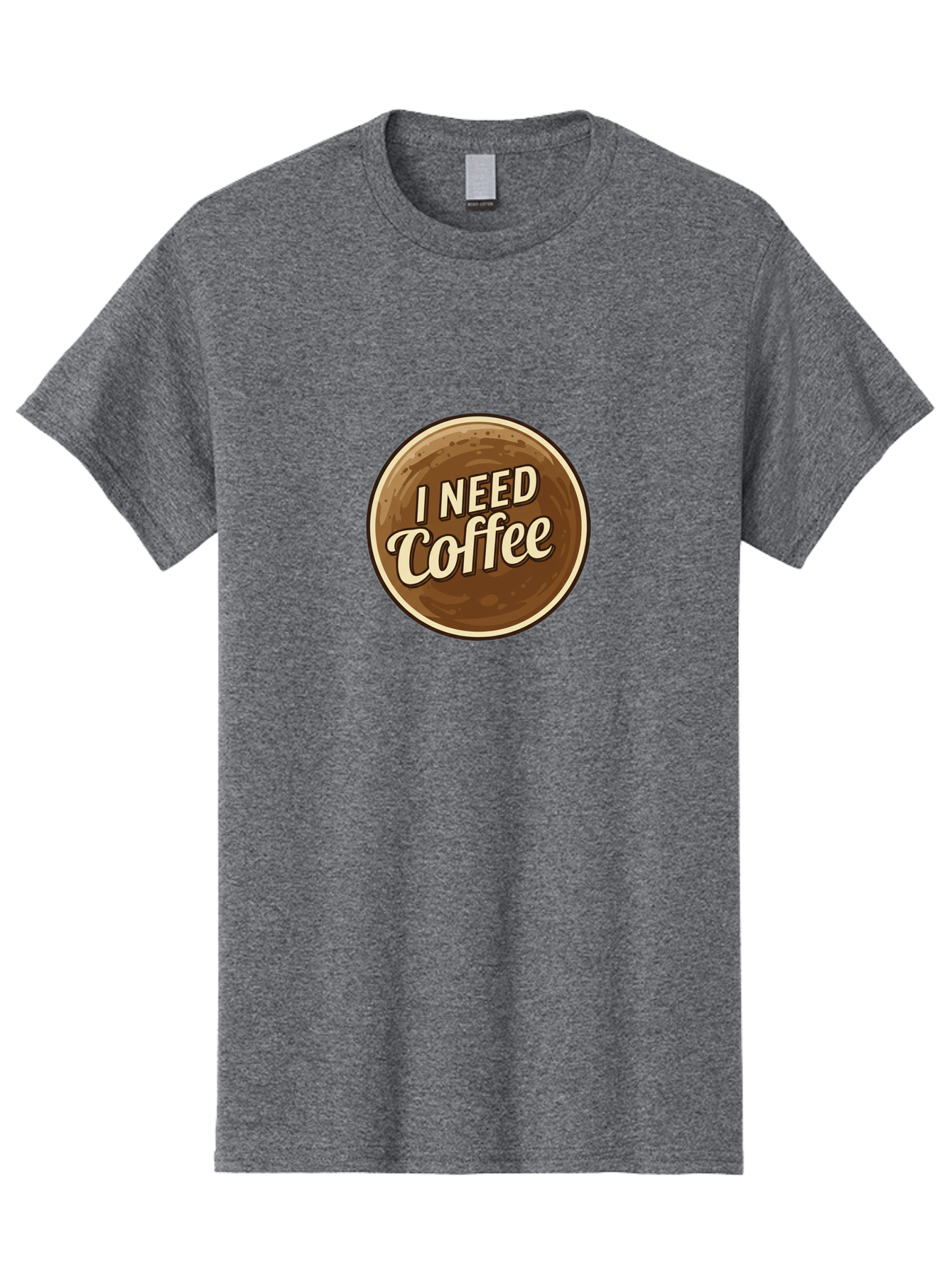 I-Need-Coffee-7 Men'S Graphic Tee, 100% Cotton, Comfortable Casual Summer Wear, Machine Washable, Coffee Cup, Coffee Lover, Need Coffee, Caffeine Fix, Morning Motivation, Coffee Break, Coffee Addiction, Coffee Culture Bac071