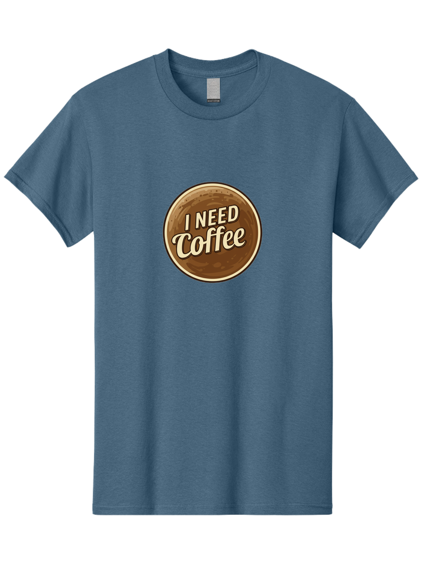 I-Need-Coffee-7 Men'S Graphic Tee, 100% Cotton, Comfortable Casual Summer Wear, Machine Washable, Coffee Cup, Coffee Lover, Need Coffee, Caffeine Fix, Morning Motivation, Coffee Break, Coffee Addiction, Coffee Culture Bac071