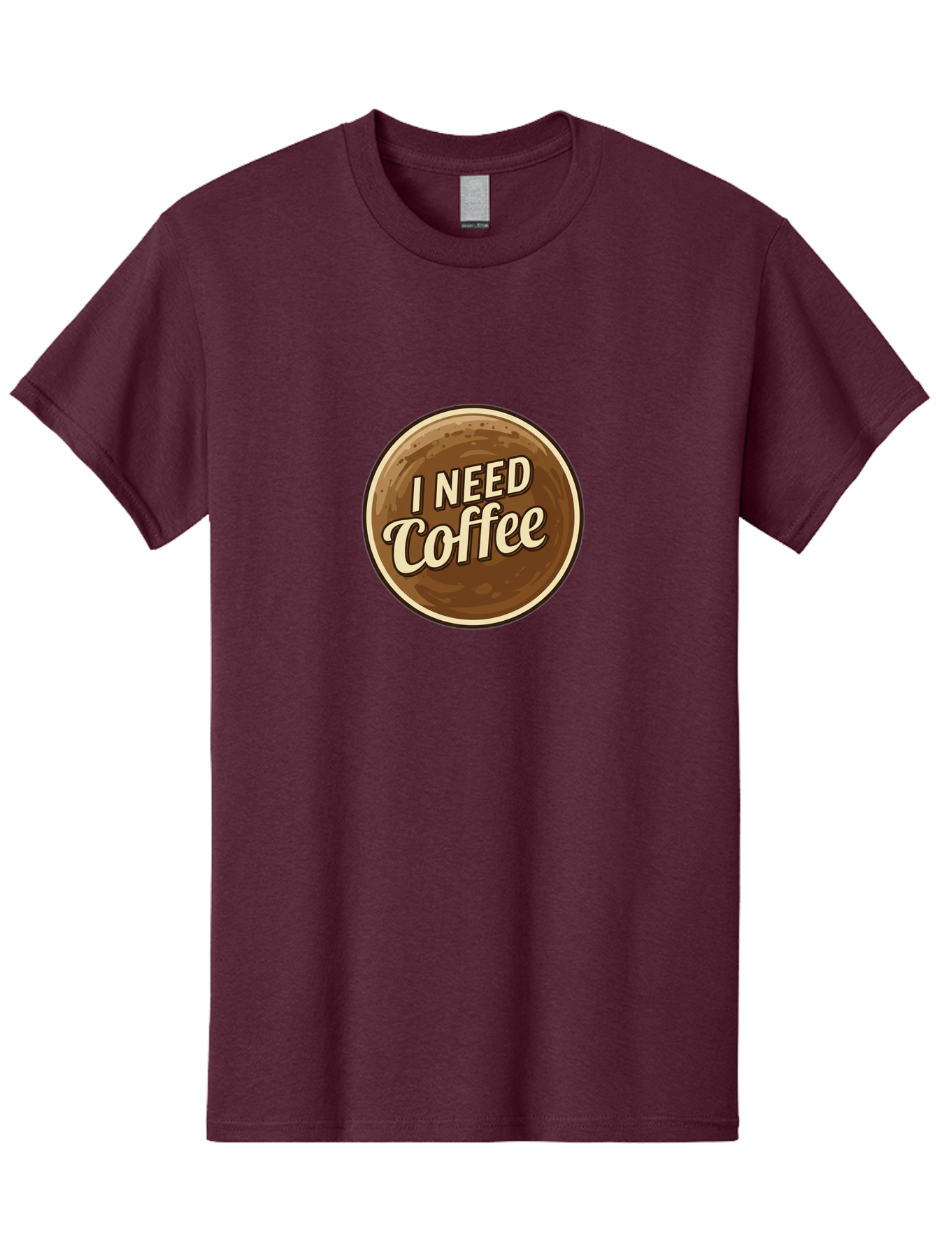 I-Need-Coffee-7 Men'S Graphic Tee, 100% Cotton, Comfortable Casual Summer Wear, Machine Washable, Coffee Cup, Coffee Lover, Need Coffee, Caffeine Fix, Morning Motivation, Coffee Break, Coffee Addiction, Coffee Culture Bac071