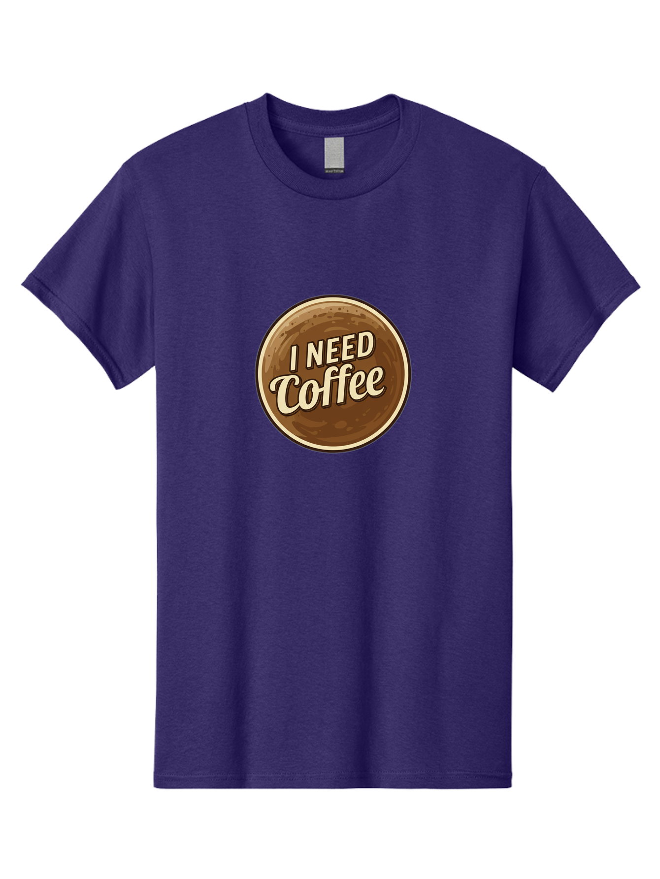I-Need-Coffee-7 Men'S Graphic Tee, 100% Cotton, Comfortable Casual Summer Wear, Machine Washable, Coffee Cup, Coffee Lover, Need Coffee, Caffeine Fix, Morning Motivation, Coffee Break, Coffee Addiction, Coffee Culture Bac071