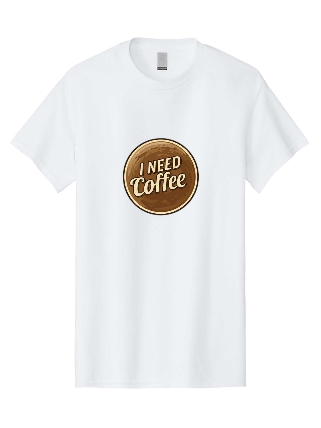 I-Need-Coffee-7 Men'S Graphic Tee, 100% Cotton, Comfortable Casual Summer Wear, Machine Washable, Coffee Cup, Coffee Lover, Need Coffee, Caffeine Fix, Morning Motivation, Coffee Break, Coffee Addiction, Coffee Culture Bac071