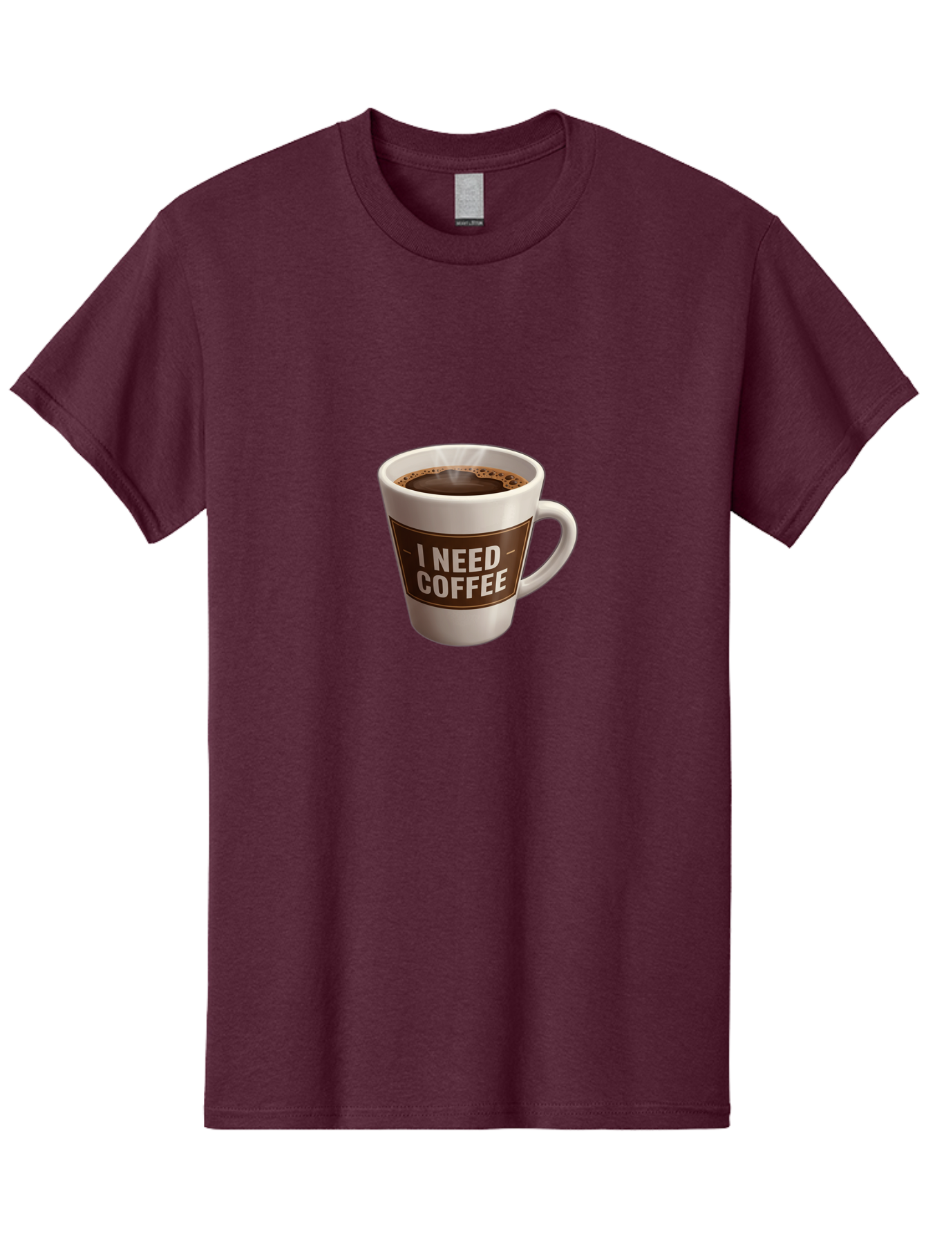 I-Need-Coffee-8 Men'S Graphic Tee, 100% Cotton, Comfortable Casual Summer Wear, Machine Washable, Coffee Mug, Coffee Lover, Caffeine Fix, Morning Motivation, Daily Grind, Coffee Break, Coffee Addiction, Coffee Culture Bac072
