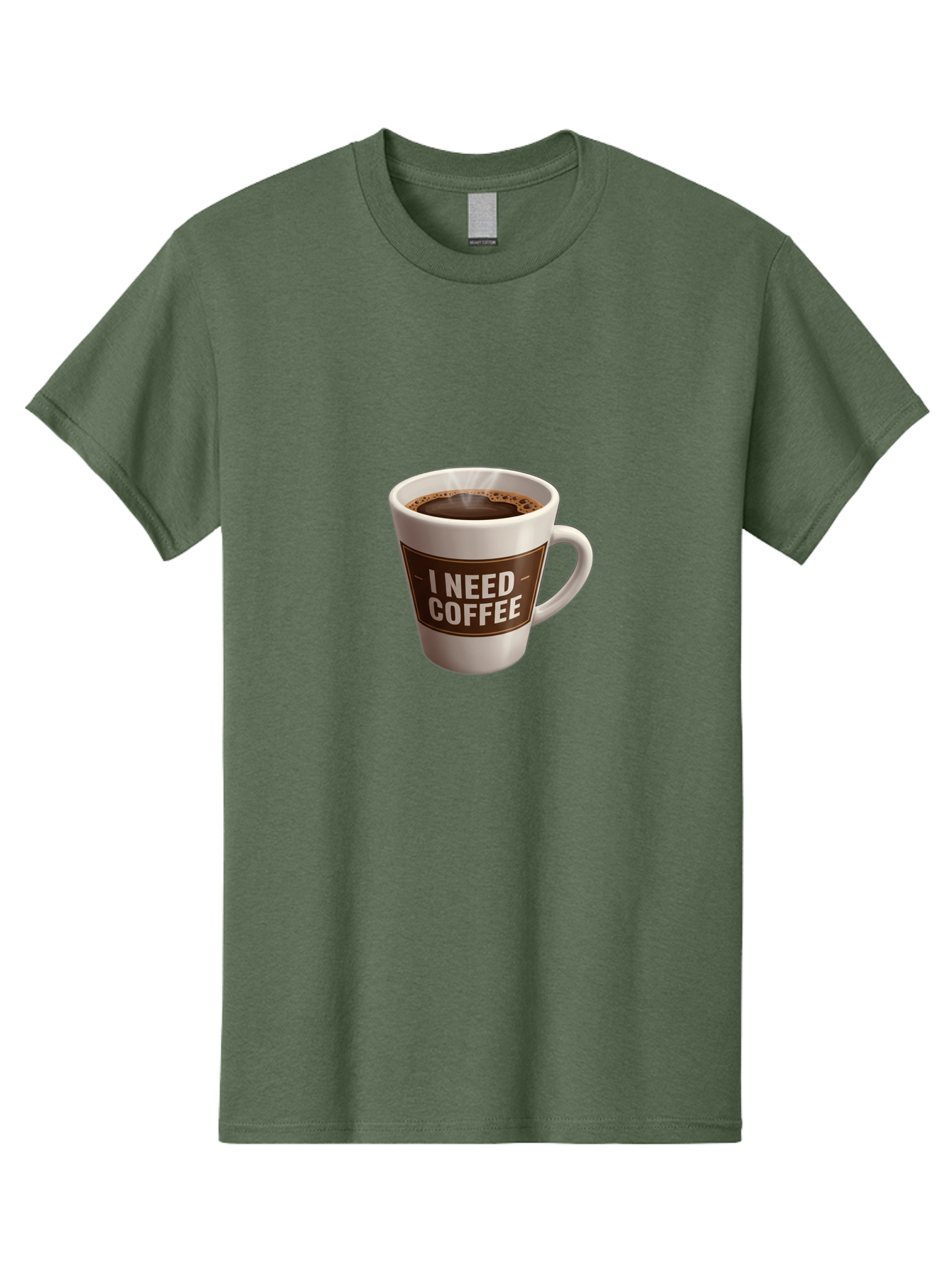 I-Need-Coffee-8 Men'S Graphic Tee, 100% Cotton, Comfortable Casual Summer Wear, Machine Washable, Coffee Mug, Coffee Lover, Caffeine Fix, Morning Motivation, Daily Grind, Coffee Break, Coffee Addiction, Coffee Culture Bac072