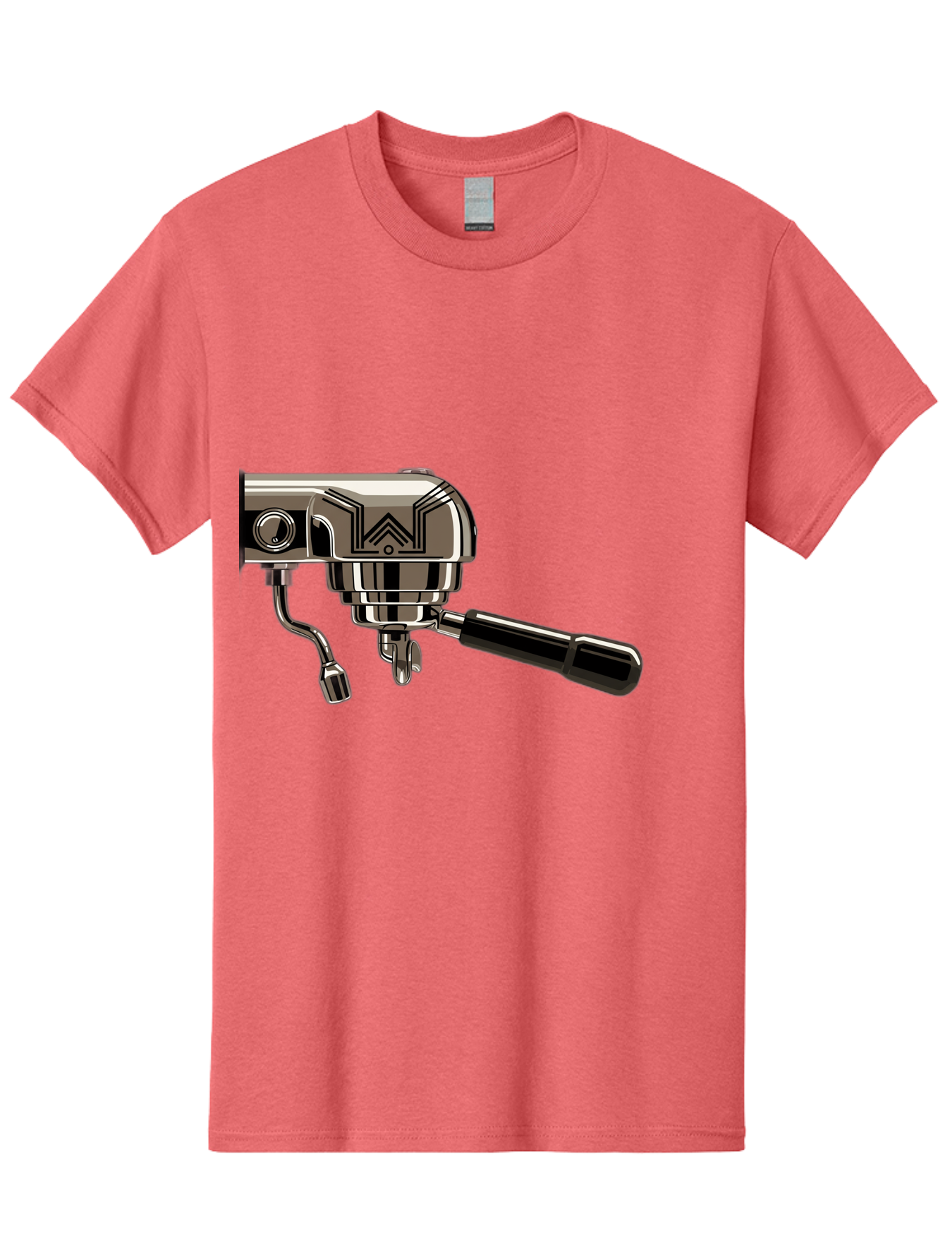 Manual-Coffee-Grinder Men'S Graphic Tee, 100% Cotton, Comfortable Casual Summer Wear, Machine Washable, Manual Coffee Grinder, Coffee Grinding, Hand Crank, Stainless Steel, Coffee Beans, Brewing Equipment, Kitchen Appliance Bac174