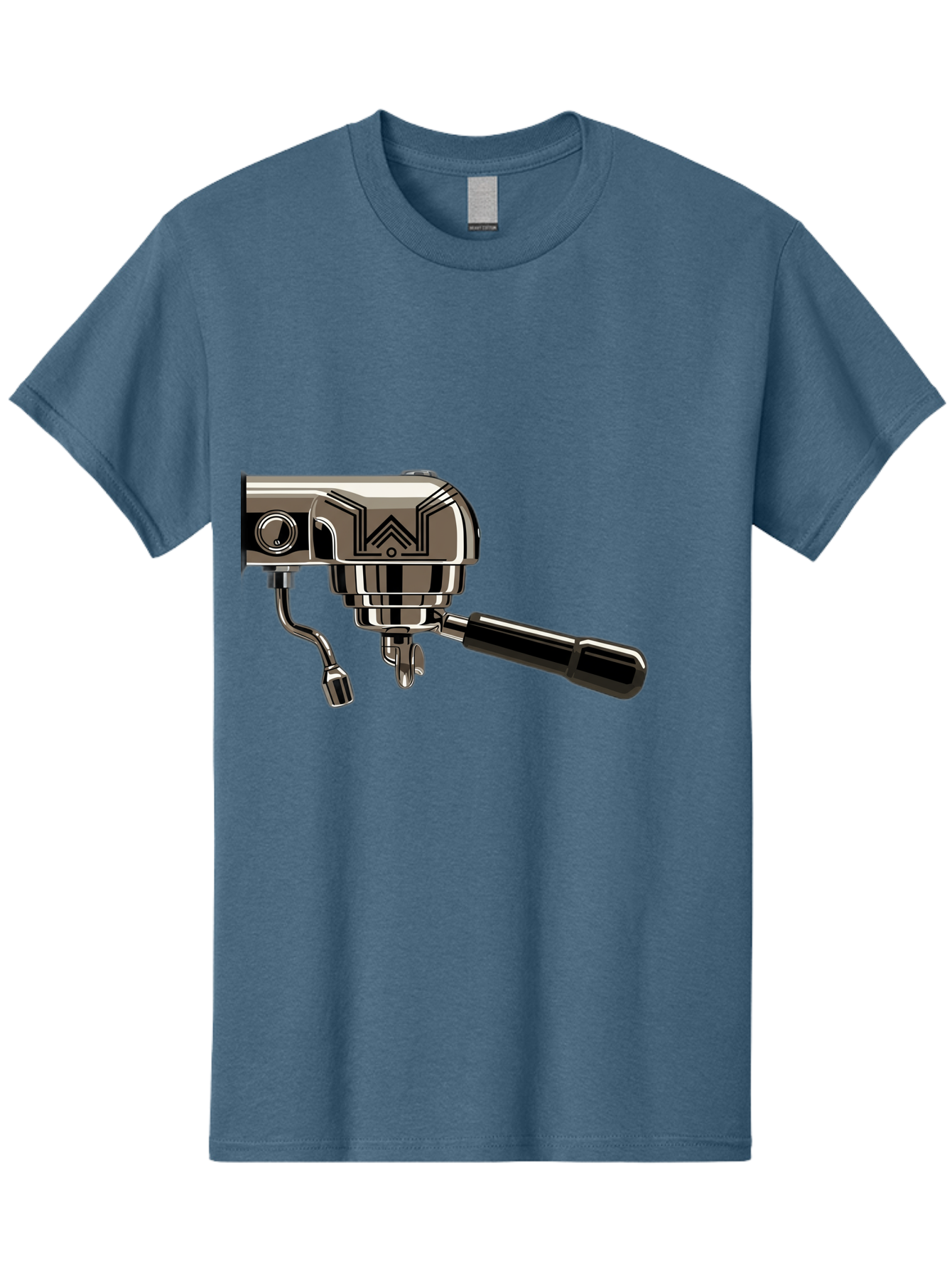 Manual-Coffee-Grinder Men'S Graphic Tee, 100% Cotton, Comfortable Casual Summer Wear, Machine Washable, Manual Coffee Grinder, Coffee Grinding, Hand Crank, Stainless Steel, Coffee Beans, Brewing Equipment, Kitchen Appliance Bac174