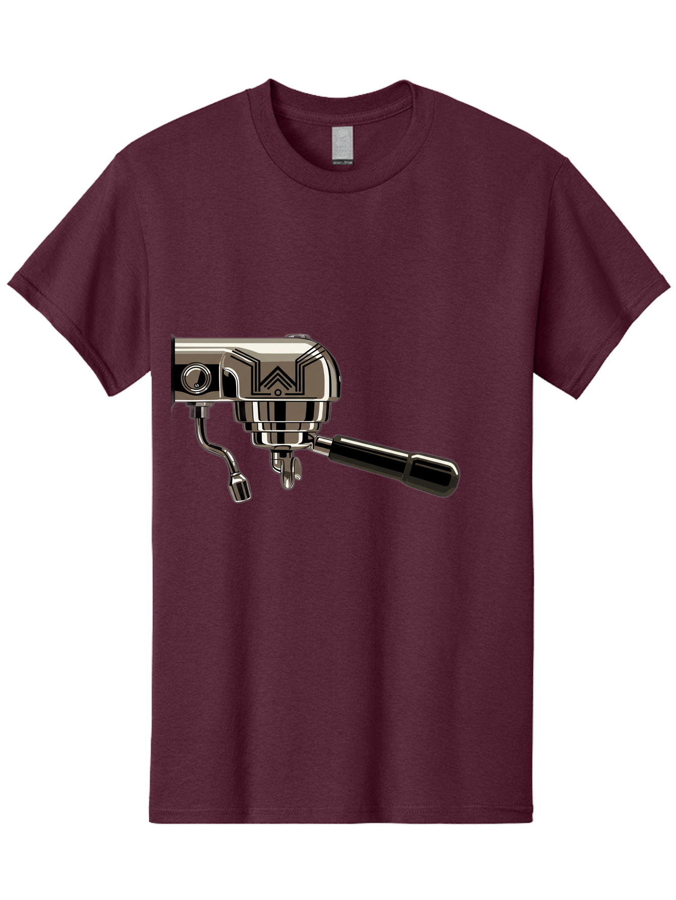 Manual-Coffee-Grinder Men'S Graphic Tee, 100% Cotton, Comfortable Casual Summer Wear, Machine Washable, Manual Coffee Grinder, Coffee Grinding, Hand Crank, Stainless Steel, Coffee Beans, Brewing Equipment, Kitchen Appliance Bac174
