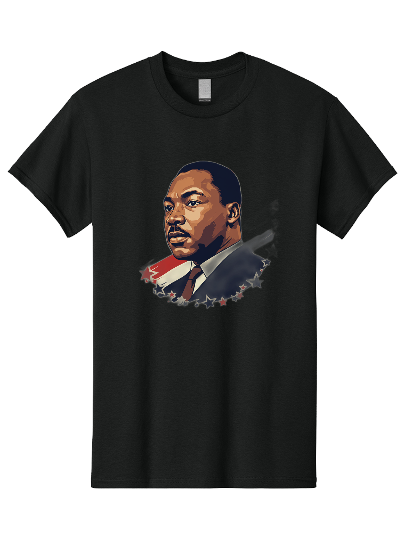 Martin-Luther-King-Jr-2 Men'S Graphic Tee, 100% Cotton, Comfortable Casual Summer Wear, Machine Washable, Martin Luther King Jr Portrait, Civil Rights Leader, Equality And Justice, Freedom Fighter, Peaceful Protest, Inspirational Figure, Bac176