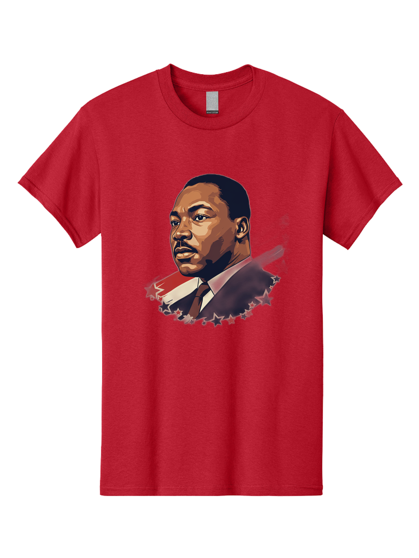 Martin-Luther-King-Jr-2 Men'S Graphic Tee, 100% Cotton, Comfortable Casual Summer Wear, Machine Washable, Martin Luther King Jr Portrait, Civil Rights Leader, Equality And Justice, Freedom Fighter, Peaceful Protest, Inspirational Figure, Bac176