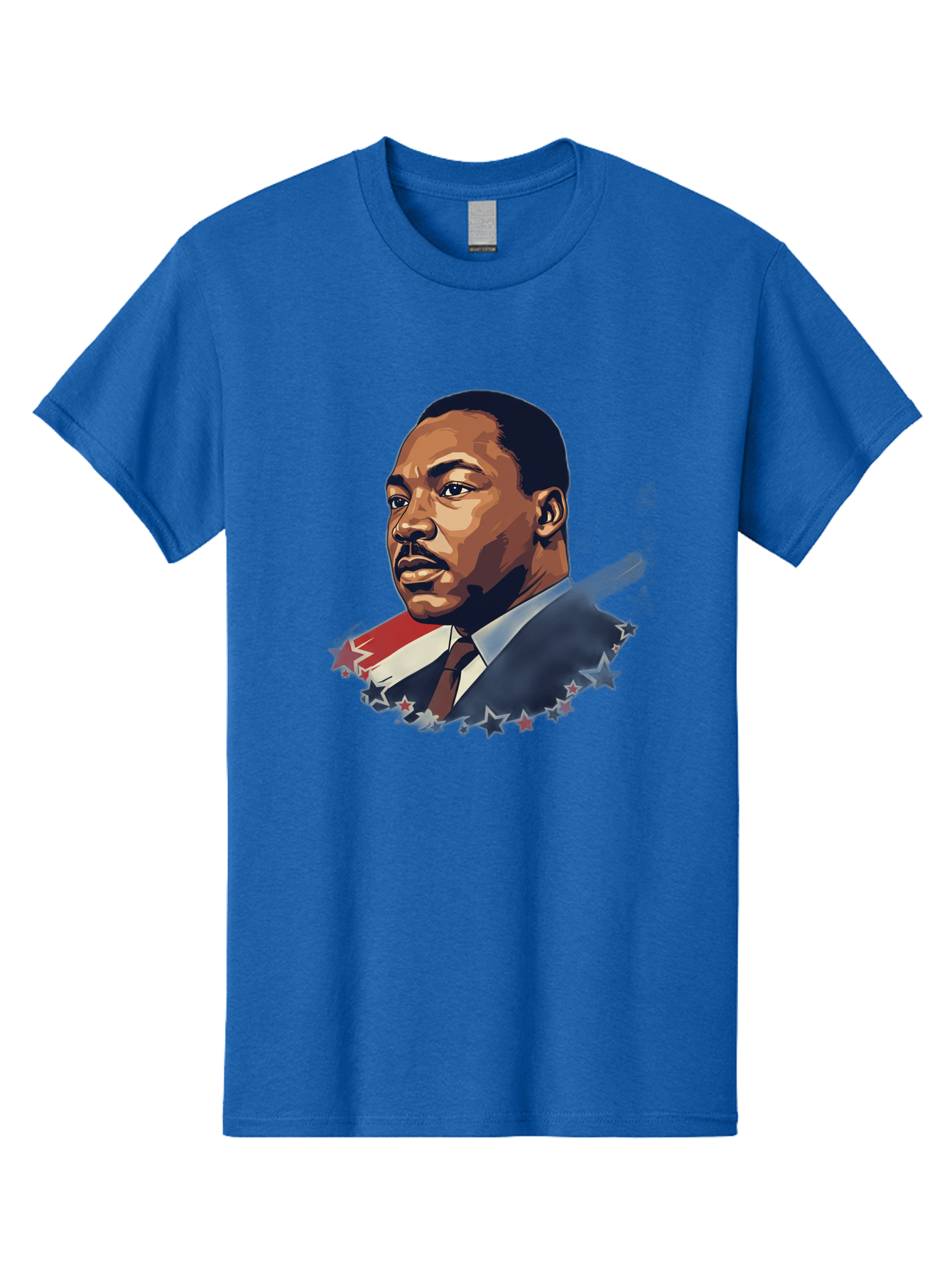 Martin-Luther-King-Jr-2 Men'S Graphic Tee, 100% Cotton, Comfortable Casual Summer Wear, Machine Washable, Martin Luther King Jr Portrait, Civil Rights Leader, Equality And Justice, Freedom Fighter, Peaceful Protest, Inspirational Figure, Bac176