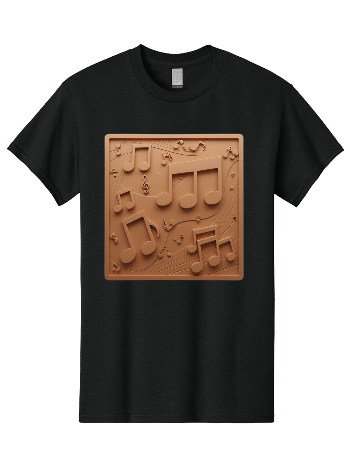 Music-Notes Men'S Graphic Tee, 100% Cotton, Comfortable Casual Summer Wear, Machine Washable, Musical Notes, Treble Clef, 3D Design, Creative Artwork, Music Theme, Melodic Elements, Artistic Expression, Harmony And Rhythm Bac191