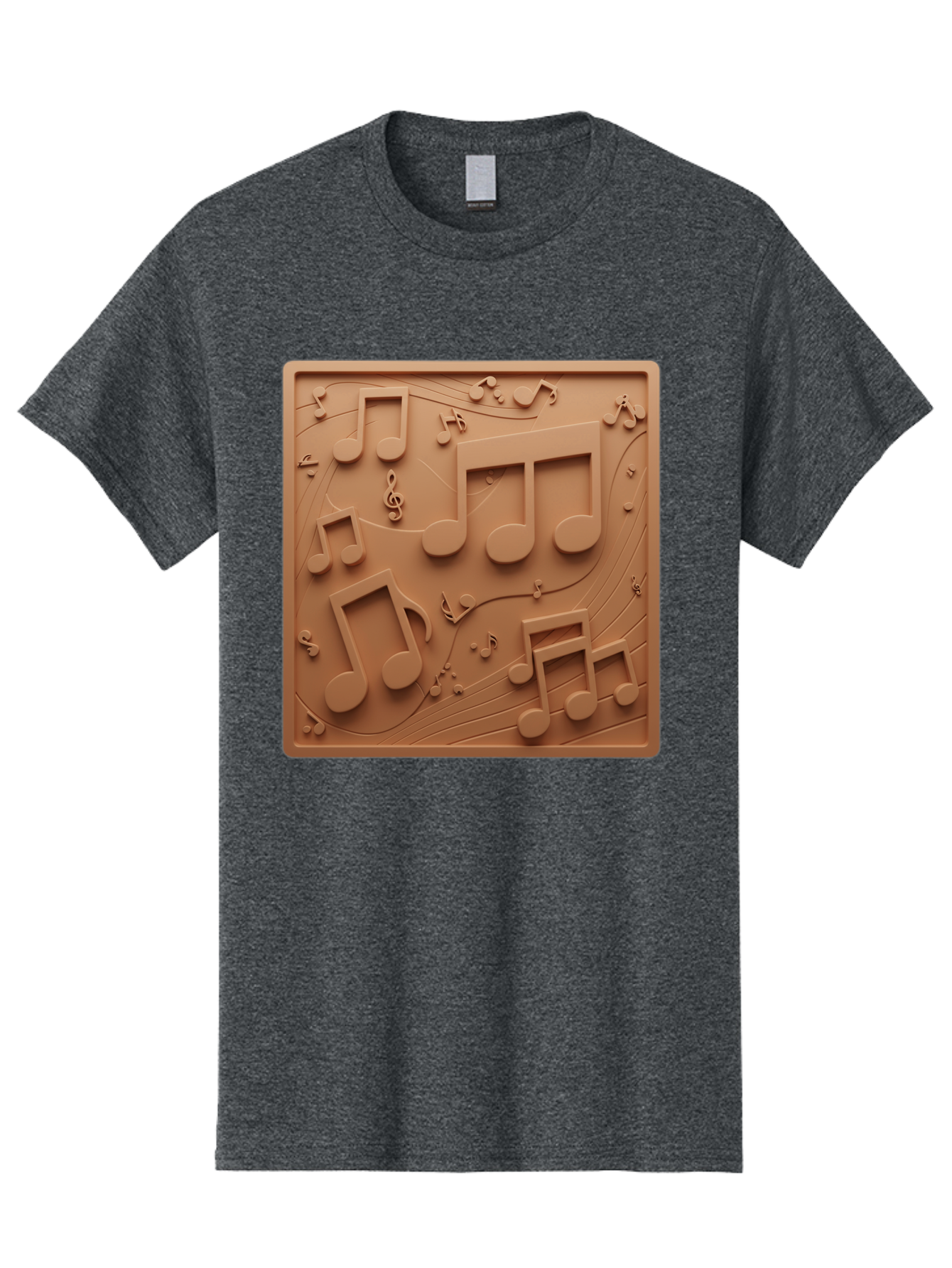 Music-Notes Men'S Graphic Tee, 100% Cotton, Comfortable Casual Summer Wear, Machine Washable, Musical Notes, Treble Clef, 3D Design, Creative Artwork, Music Theme, Melodic Elements, Artistic Expression, Harmony And Rhythm Bac191