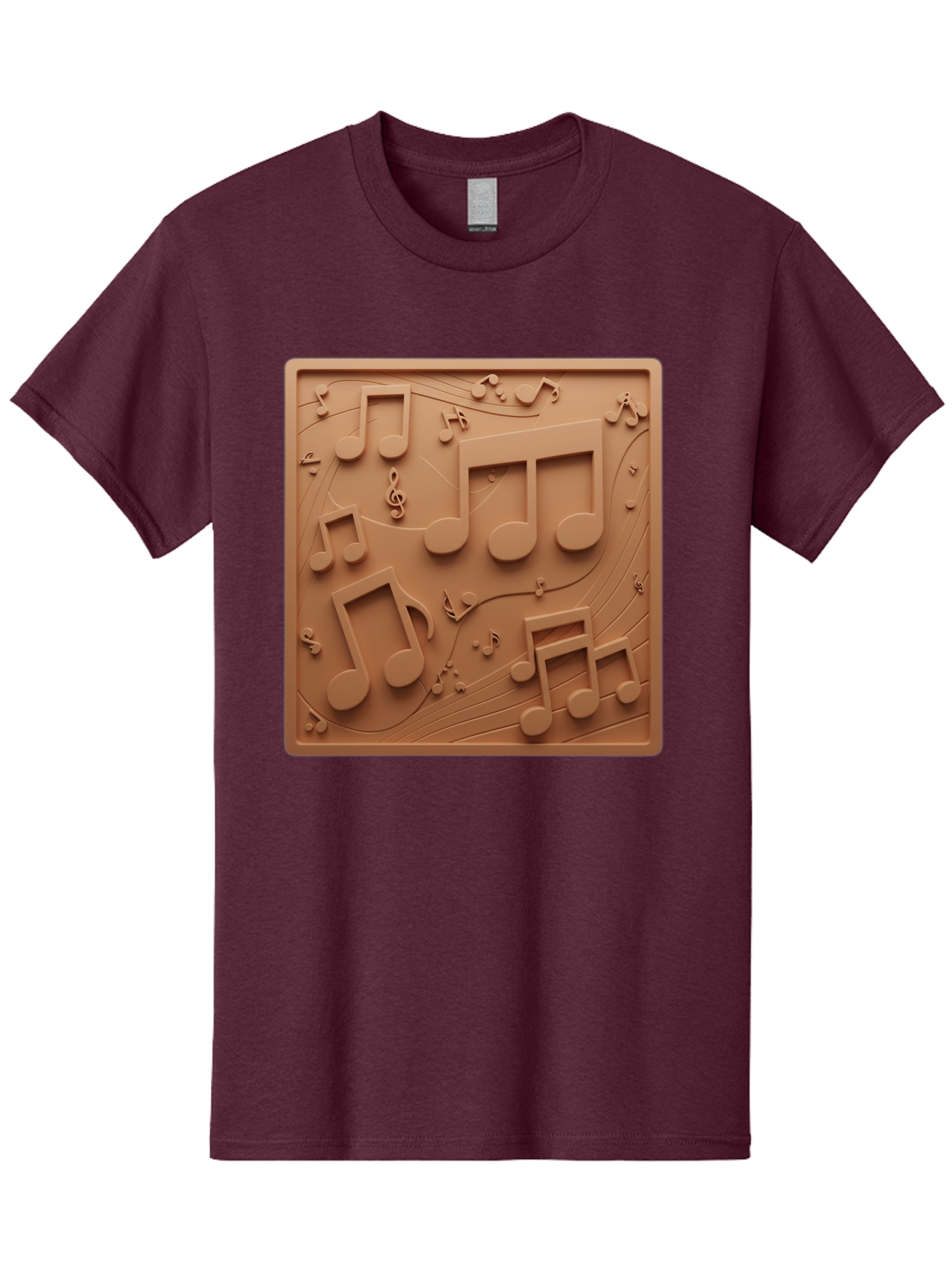 Music-Notes Men'S Graphic Tee, 100% Cotton, Comfortable Casual Summer Wear, Machine Washable, Musical Notes, Treble Clef, 3D Design, Creative Artwork, Music Theme, Melodic Elements, Artistic Expression, Harmony And Rhythm Bac191