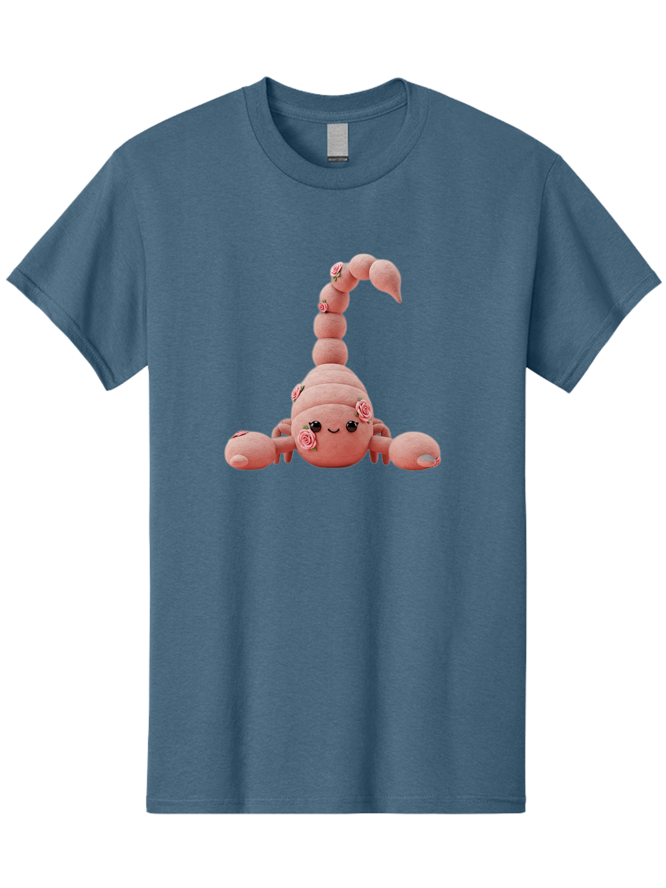 Pink-Scorpion Men'S Graphic Tee, 100% Cotton, Comfortable Casual Summer Wear, Machine Washable, Plush Toy, Pink Fabric, Floral Decorations, Scorpion Design, Cute, Soft Toy, Decorative Figurine, Stuffed Animal, Kawaii Bac216