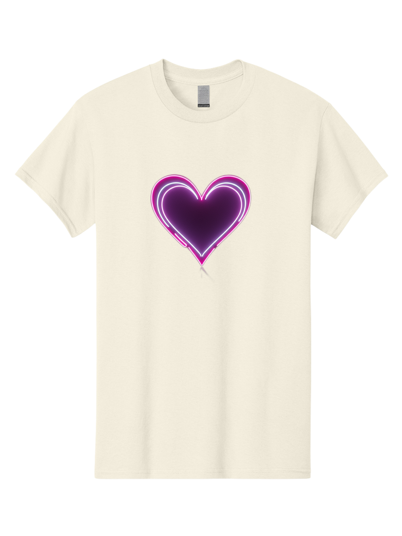 Purple-Heart-Balloon Men'S Graphic Tee, 100% Cotton, Comfortable Casual Summer Wear, Machine Washable, Heart-Shaped Balloon, Purple Balloon, Heart Design, Glowing Heart, Neon Heart, Festive Decoration, Party Decoration, Love Symbol, Bac358