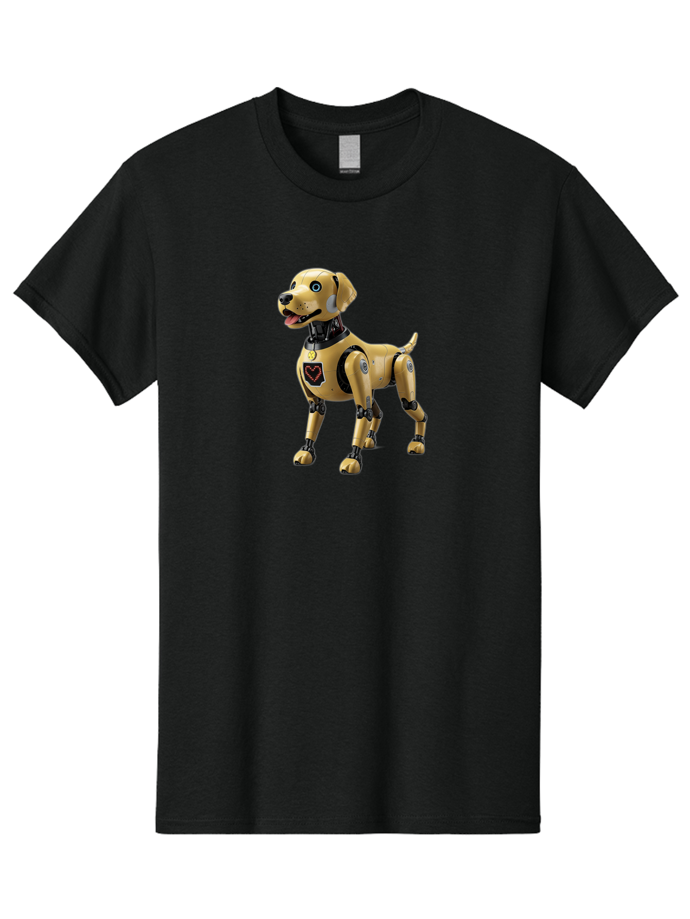 Robot-Dog Men'S Graphic Tee, 100% Cotton, Comfortable Casual Summer Wear, Machine Washable, Robotic Dog, Futuristic Pet, Artificial Intelligence, Cybernetic Canine, Tech-Savvy Companion, Mechanical Limbs, Robotic Joints, High-Tech Gadget, Bac373