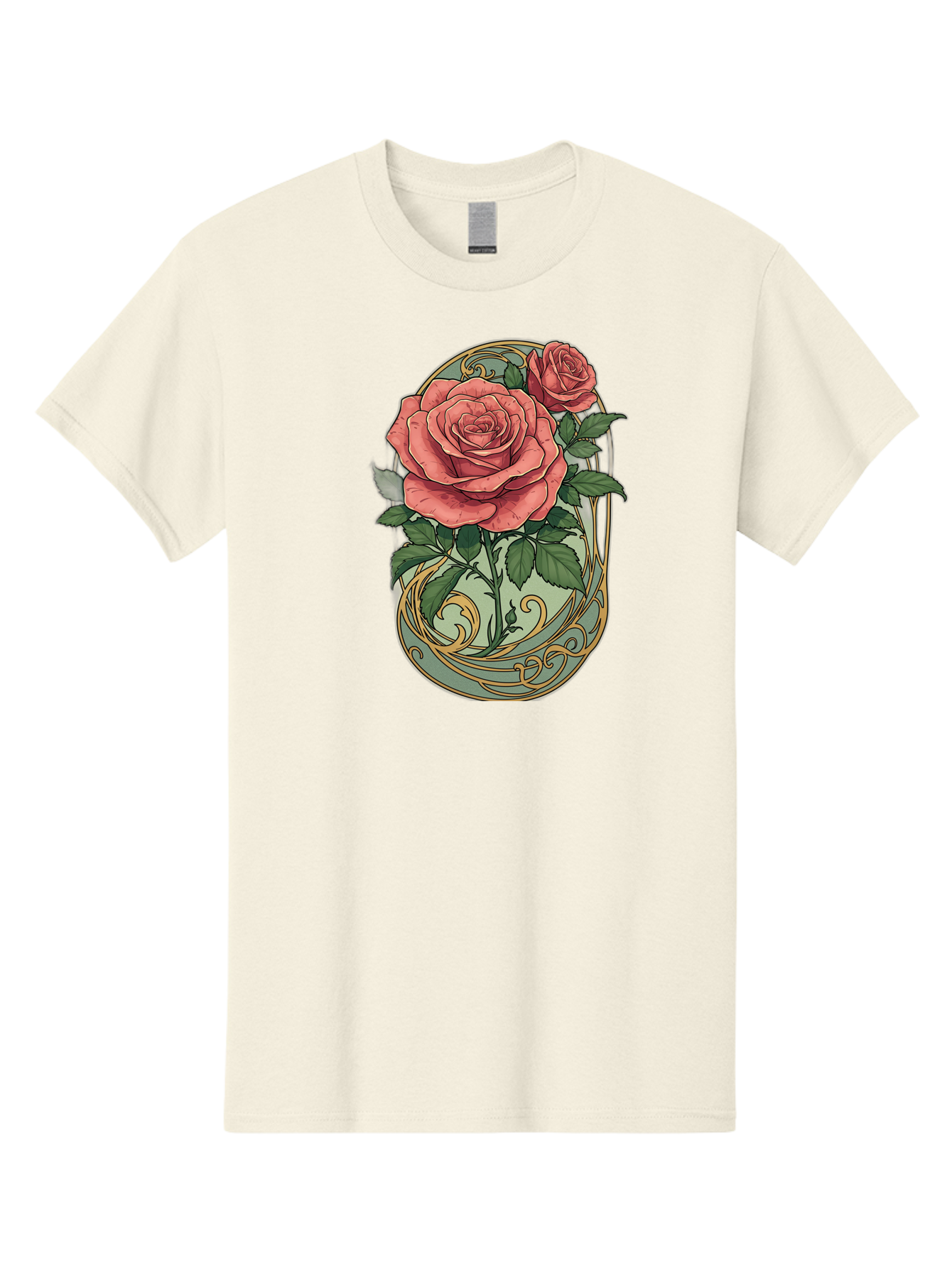 Roses-In-Vase Men'S Graphic Tee, 100% Cotton, Comfortable Casual Summer Wear, Machine Washable, Faberge Egg, Roses, Floral Arrangement, Ornate Design, Vintage Style, Decorative Art, Elegant Flowers, Luxury Decor, Beautiful Roses Bac380