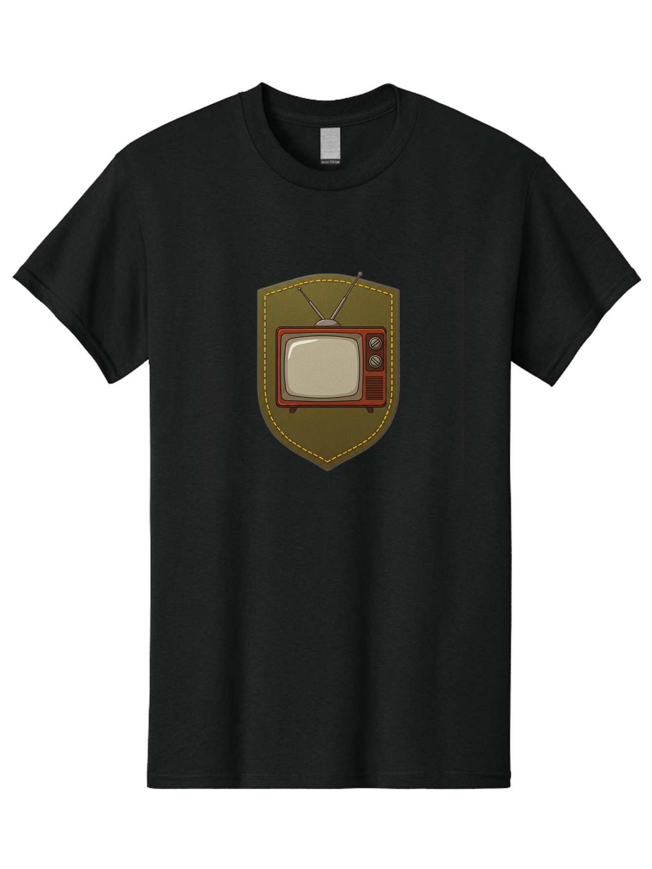 Vintage-Tv-1 Men'S Graphic Tee, 100% Cotton, Comfortable Casual Summer Wear, Machine Washable, Vintage Television, Retro Tv, Classic Screen, Old-School Technology, Nostalgic Entertainment, Retro Electronics, Vintage Gadget, Old Tv Set, Bac549