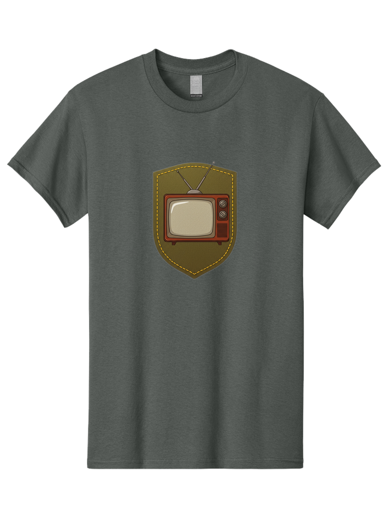 Vintage-Tv-1 Men'S Graphic Tee, 100% Cotton, Comfortable Casual Summer Wear, Machine Washable, Vintage Television, Retro Tv, Classic Screen, Old-School Technology, Nostalgic Entertainment, Retro Electronics, Vintage Gadget, Old Tv Set, Bac549