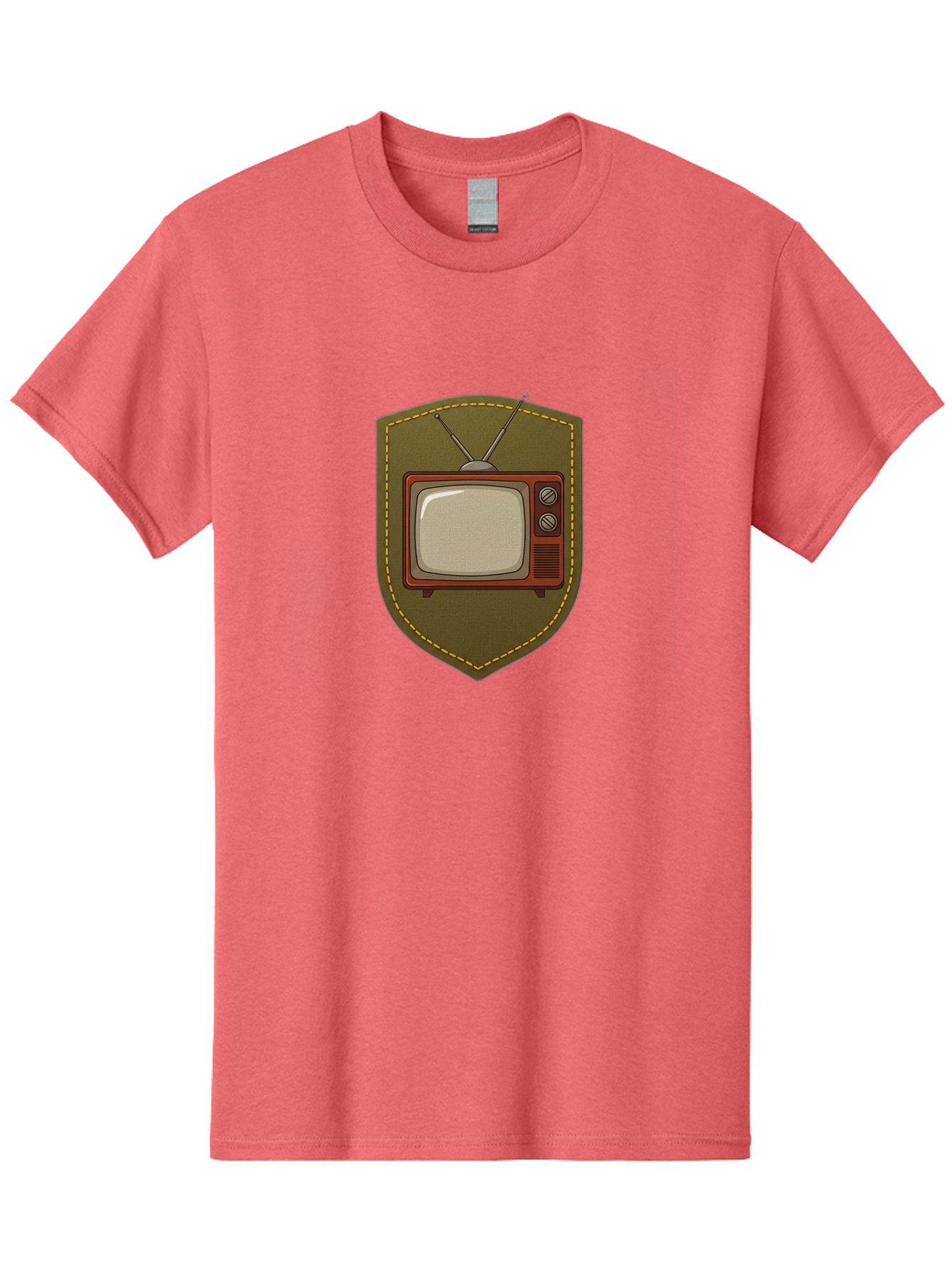 Vintage-Tv-1 Men'S Graphic Tee, 100% Cotton, Comfortable Casual Summer Wear, Machine Washable, Vintage Television, Retro Tv, Classic Screen, Old-School Technology, Nostalgic Entertainment, Retro Electronics, Vintage Gadget, Old Tv Set, Bac549