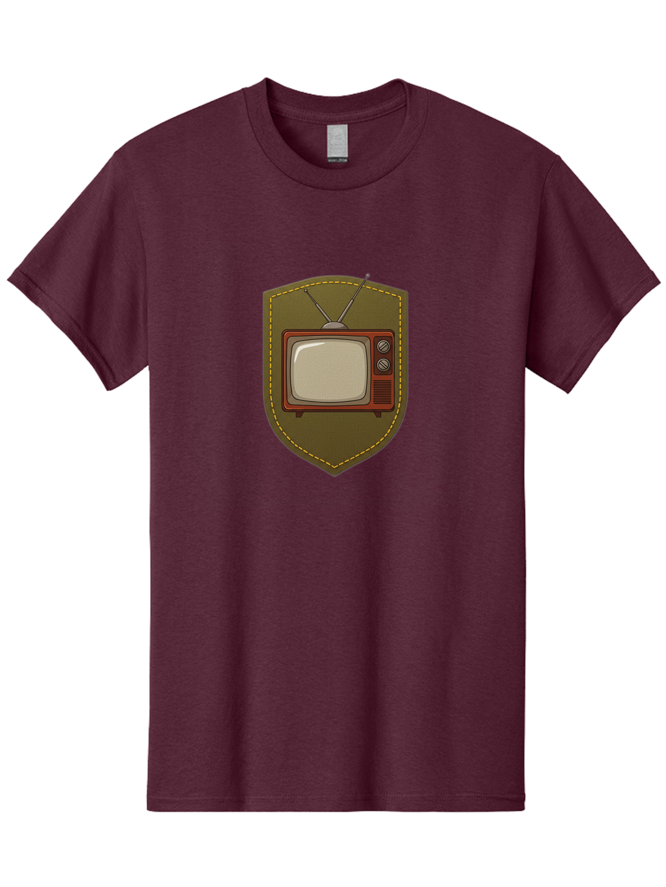 Vintage-Tv-1 Men'S Graphic Tee, 100% Cotton, Comfortable Casual Summer Wear, Machine Washable, Vintage Television, Retro Tv, Classic Screen, Old-School Technology, Nostalgic Entertainment, Retro Electronics, Vintage Gadget, Old Tv Set, Bac549