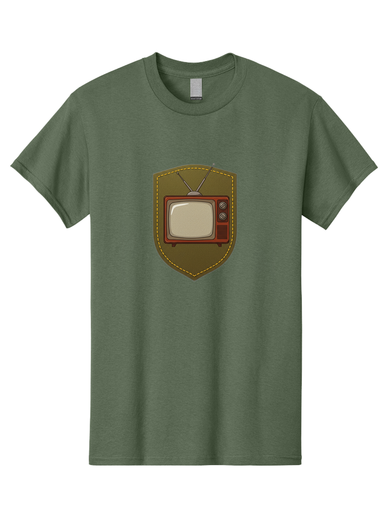 Vintage-Tv-1 Men'S Graphic Tee, 100% Cotton, Comfortable Casual Summer Wear, Machine Washable, Vintage Television, Retro Tv, Classic Screen, Old-School Technology, Nostalgic Entertainment, Retro Electronics, Vintage Gadget, Old Tv Set, Bac549