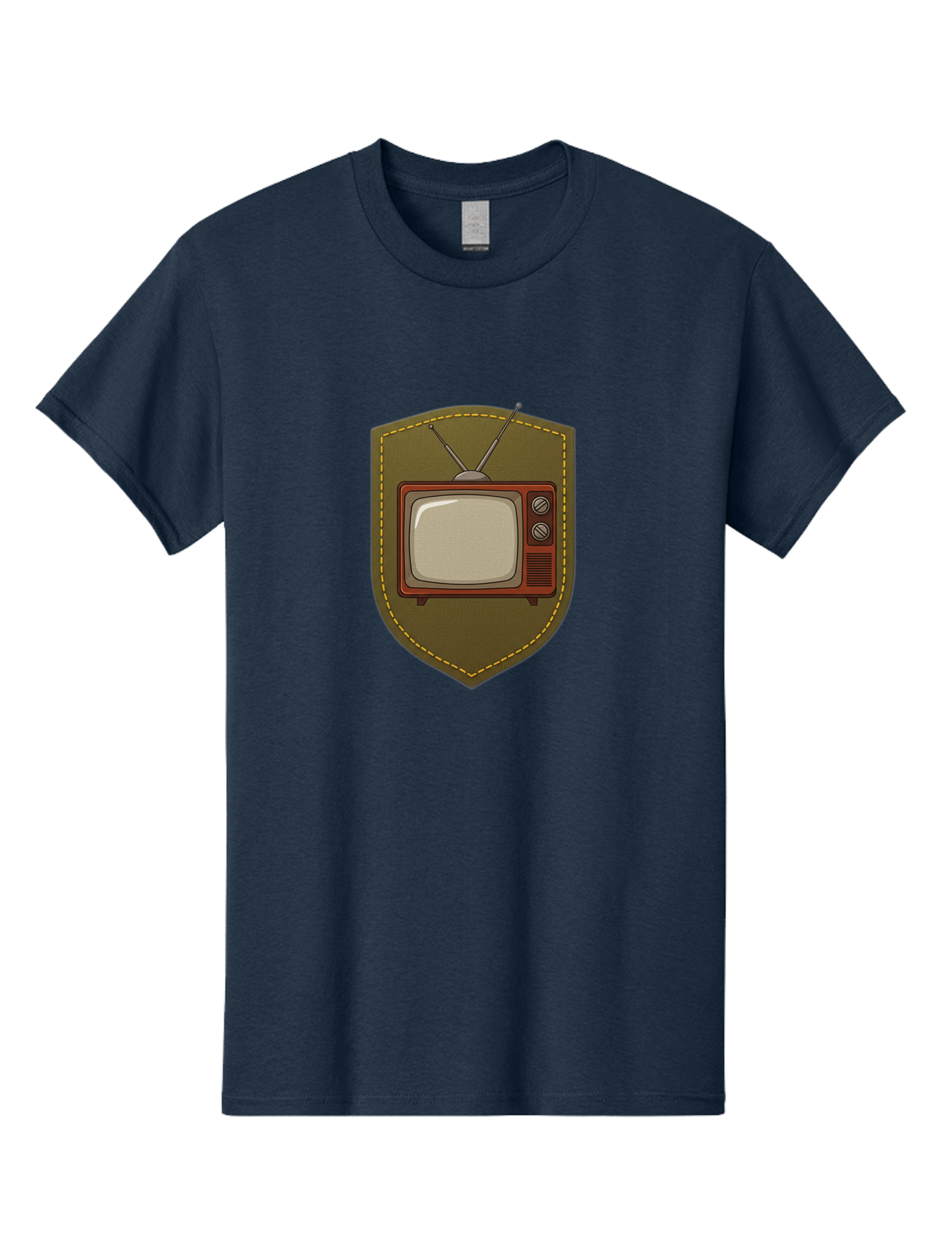Vintage-Tv-1 Men'S Graphic Tee, 100% Cotton, Comfortable Casual Summer Wear, Machine Washable, Vintage Television, Retro Tv, Classic Screen, Old-School Technology, Nostalgic Entertainment, Retro Electronics, Vintage Gadget, Old Tv Set, Bac549
