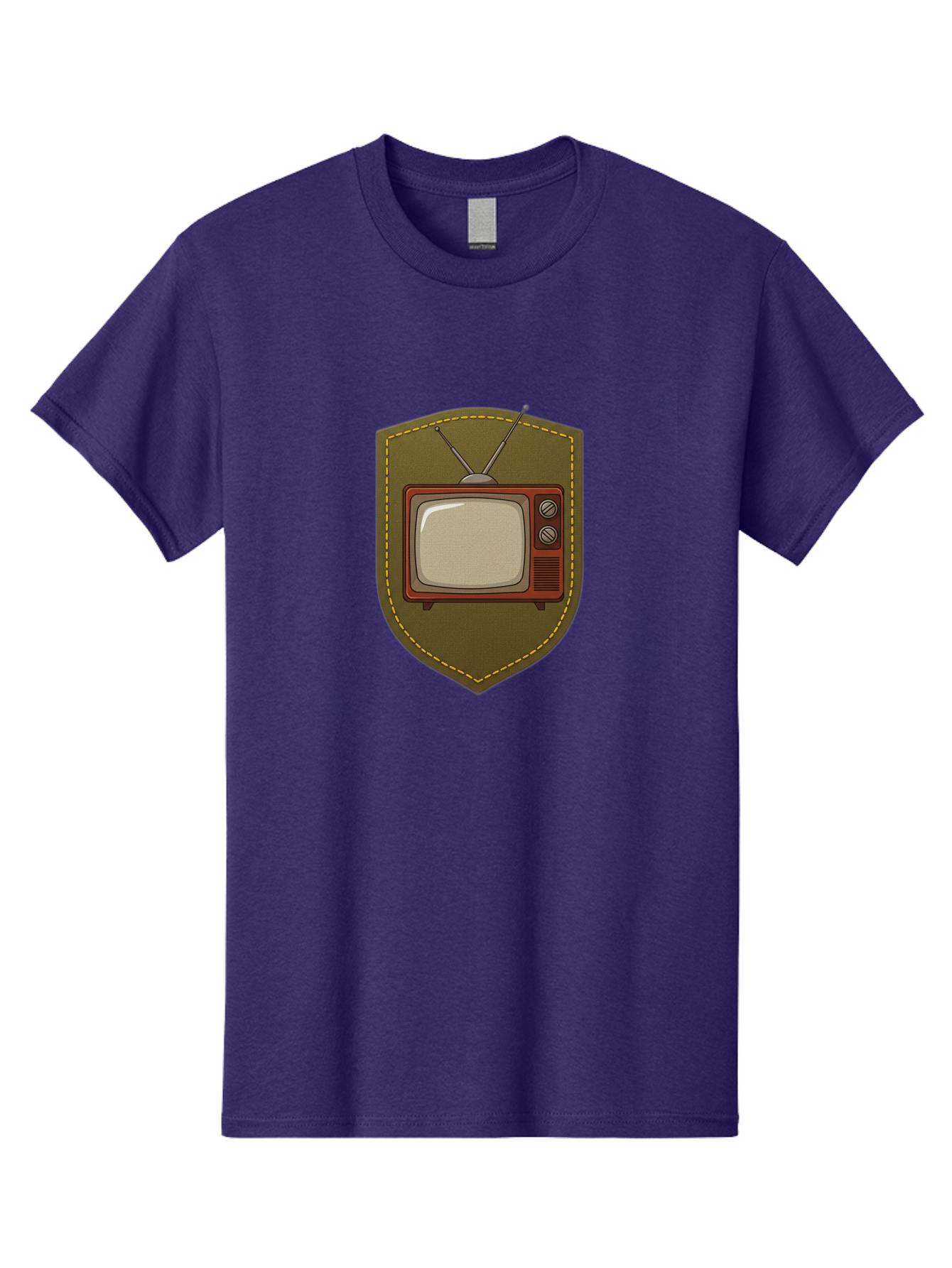 Vintage-Tv-1 Men'S Graphic Tee, 100% Cotton, Comfortable Casual Summer Wear, Machine Washable, Vintage Television, Retro Tv, Classic Screen, Old-School Technology, Nostalgic Entertainment, Retro Electronics, Vintage Gadget, Old Tv Set, Bac549