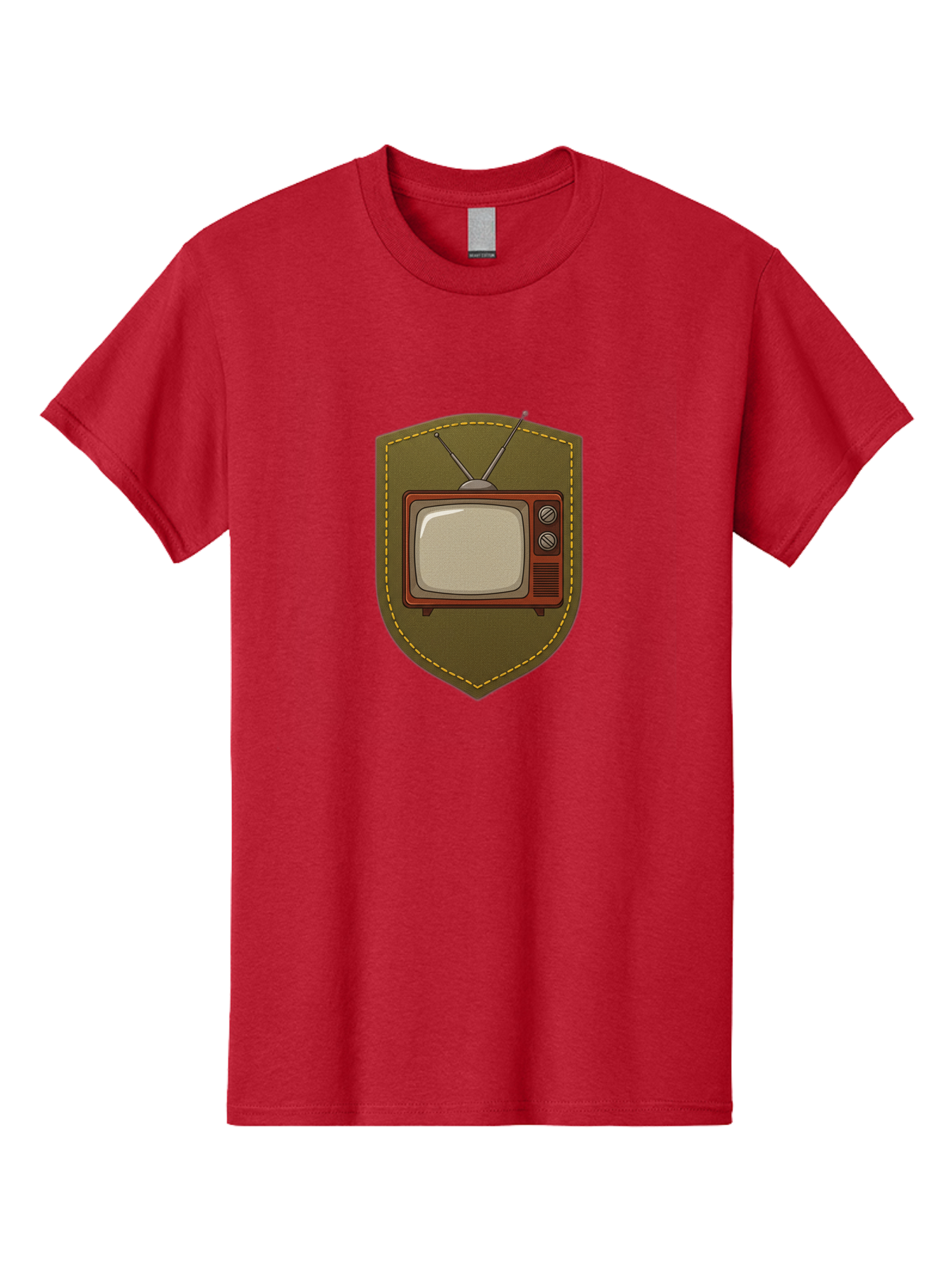 Vintage-Tv-1 Men'S Graphic Tee, 100% Cotton, Comfortable Casual Summer Wear, Machine Washable, Vintage Television, Retro Tv, Classic Screen, Old-School Technology, Nostalgic Entertainment, Retro Electronics, Vintage Gadget, Old Tv Set, Bac549