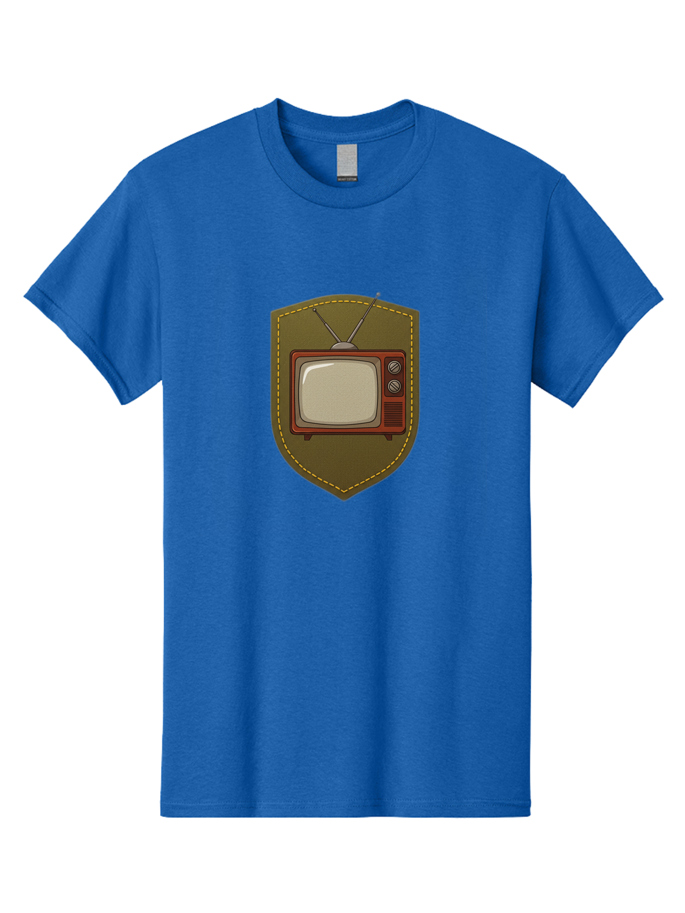 Vintage-Tv-1 Men'S Graphic Tee, 100% Cotton, Comfortable Casual Summer Wear, Machine Washable, Vintage Television, Retro Tv, Classic Screen, Old-School Technology, Nostalgic Entertainment, Retro Electronics, Vintage Gadget, Old Tv Set, Bac549