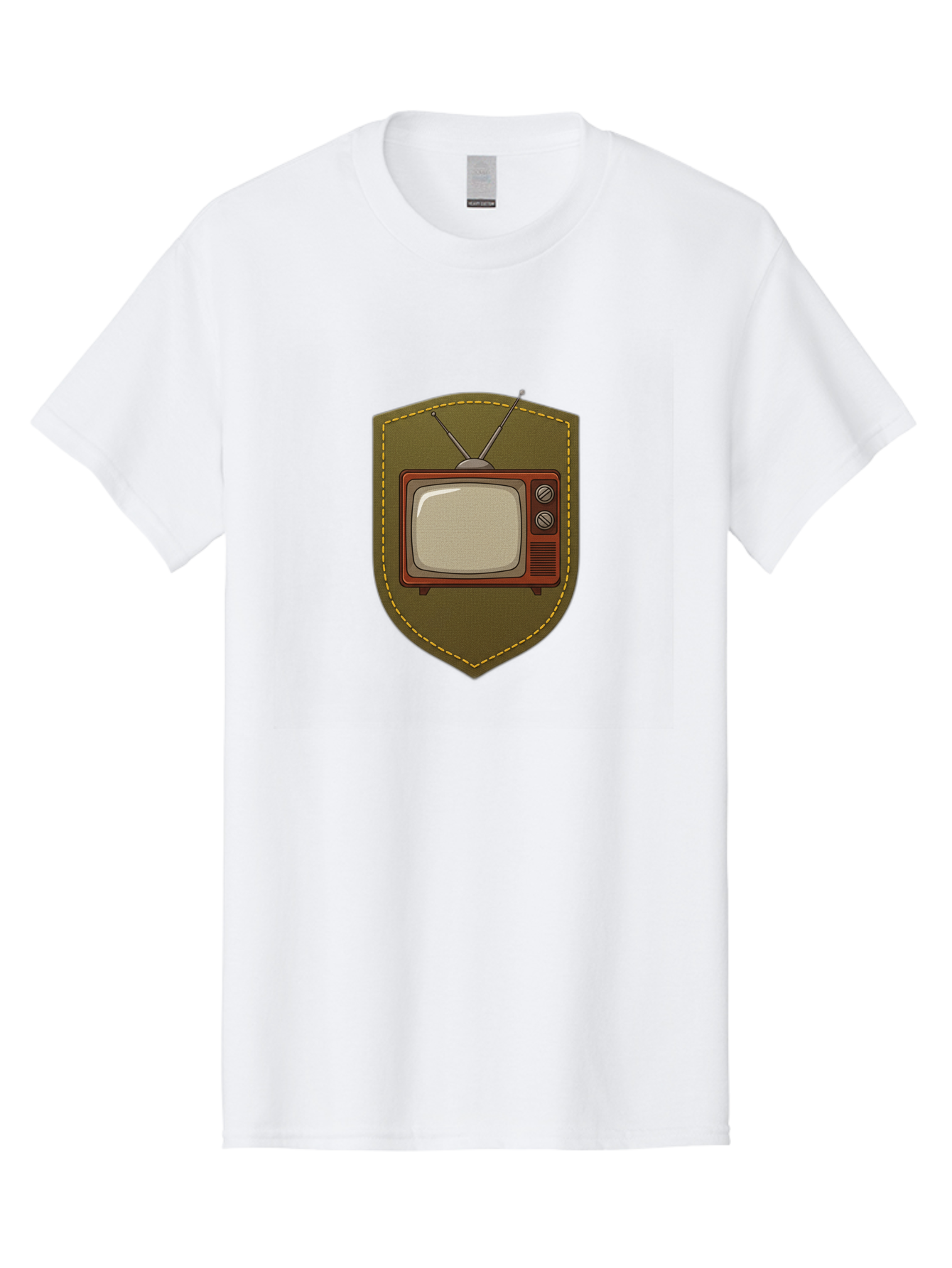 Vintage-Tv-1 Men'S Graphic Tee, 100% Cotton, Comfortable Casual Summer Wear, Machine Washable, Vintage Television, Retro Tv, Classic Screen, Old-School Technology, Nostalgic Entertainment, Retro Electronics, Vintage Gadget, Old Tv Set, Bac549