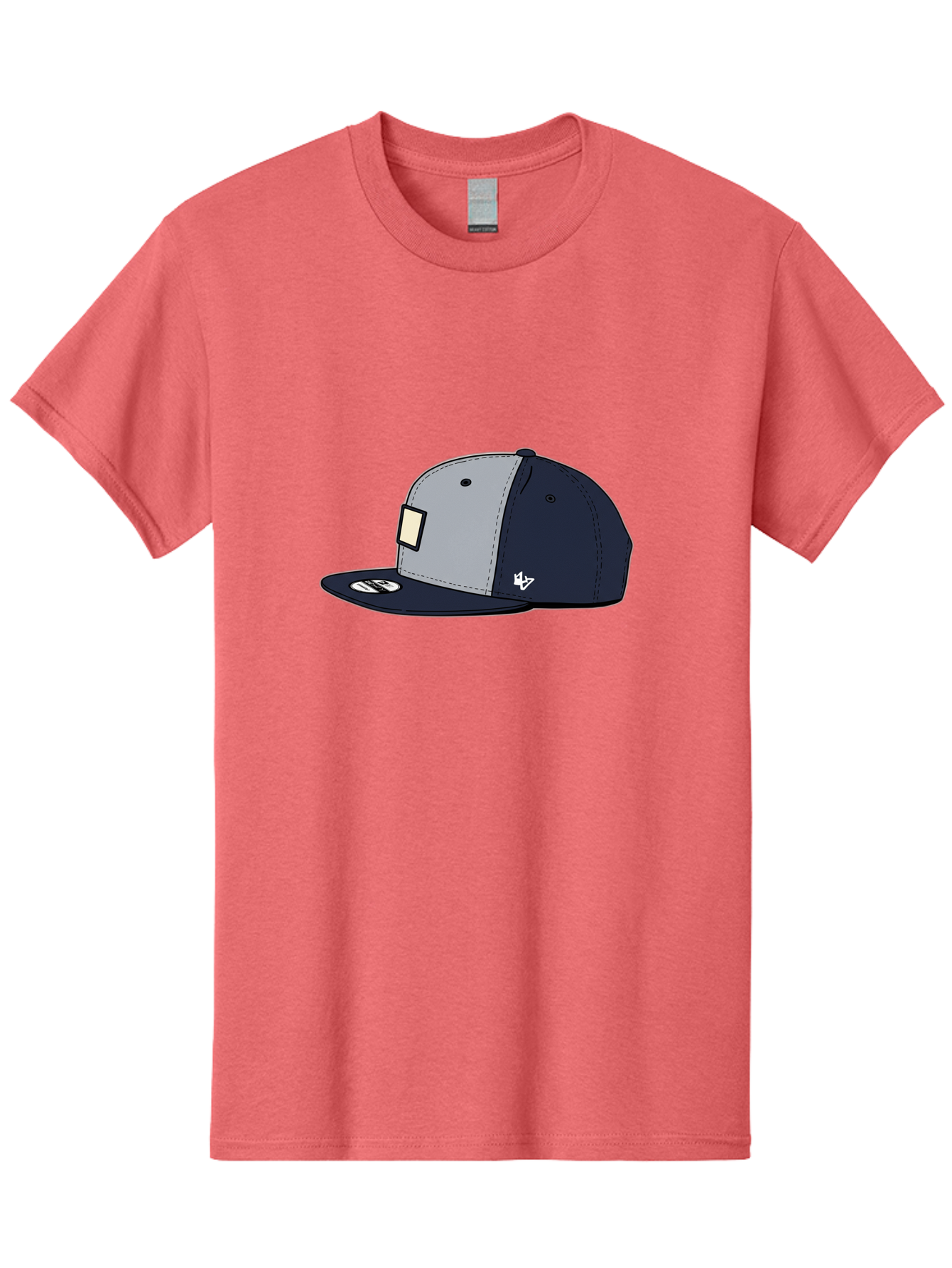47-Snapback-Hat Men'S Graphic Tee, 100% Cotton, Comfortable Casual Summer Wear, Machine Washable, Baseball Cap, Snapback Hat, 47 Brand Clothing, Streetwear Fashion, Casual Style, Navy Blue Cap, Grey And Navy Color Combination, White Logo, Bac577
