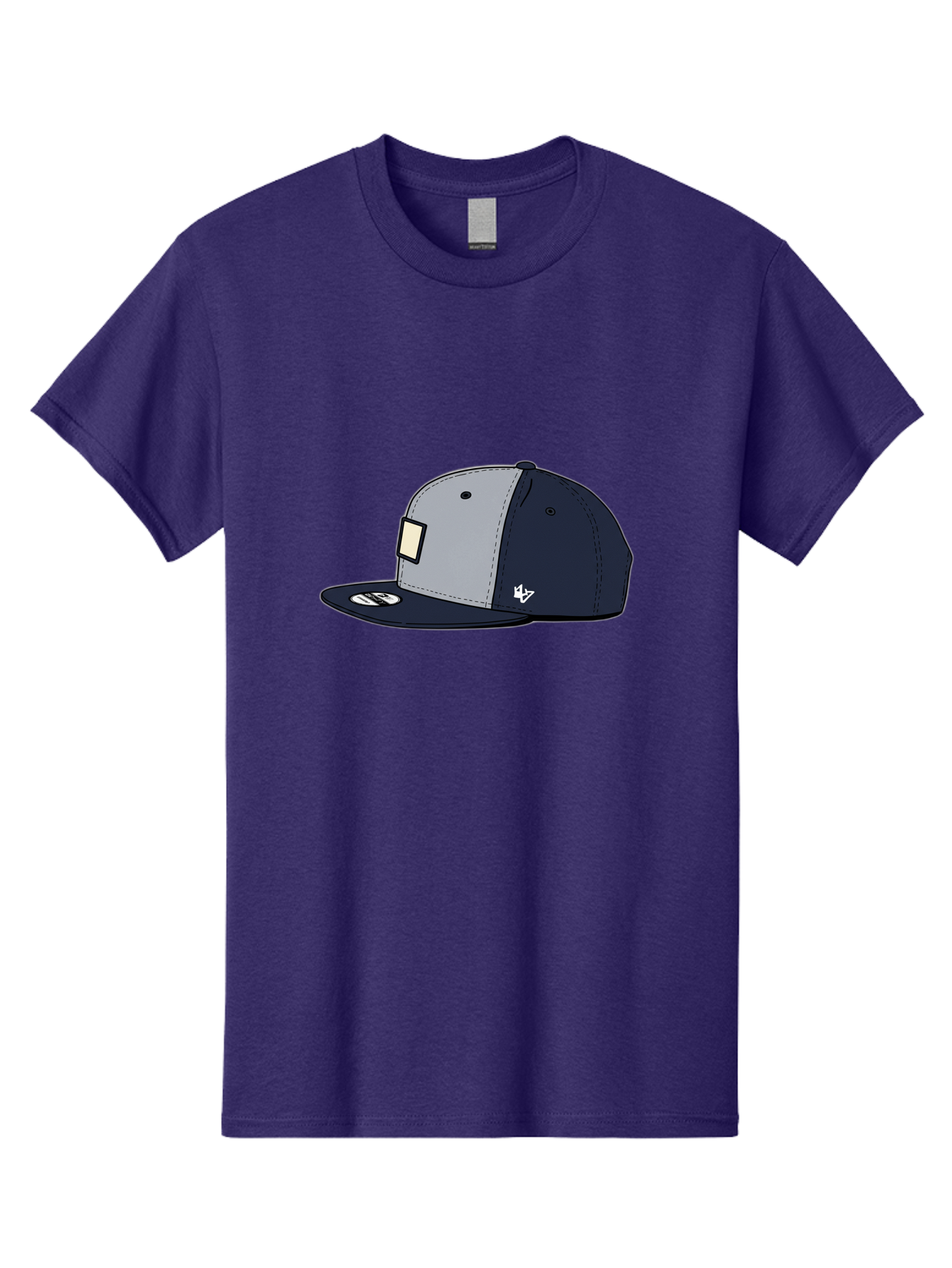 47-Snapback-Hat Men'S Graphic Tee, 100% Cotton, Comfortable Casual Summer Wear, Machine Washable, Baseball Cap, Snapback Hat, 47 Brand Clothing, Streetwear Fashion, Casual Style, Navy Blue Cap, Grey And Navy Color Combination, White Logo, Bac577