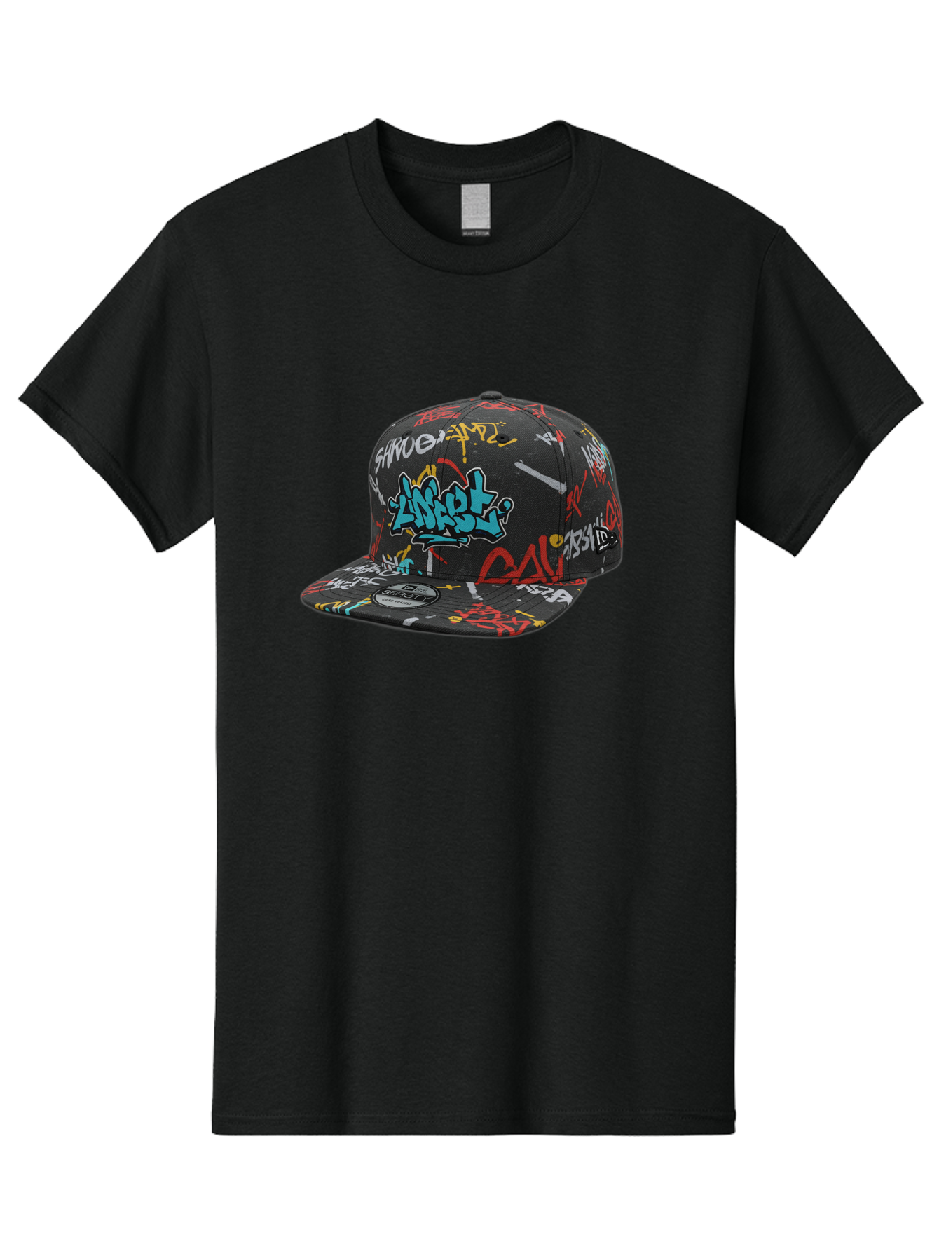 Anarchy-Baseball-Cap Men'S Graphic Tee, 100% Cotton, Comfortable Casual Summer Wear, Machine Washable, Graffiti Art, Streetwear Fashion, Custom Hats, Urban Style, Colorful Designs, Casual Wear, Hip Hop Culture, Snapback Cap, Street Art, Bac585