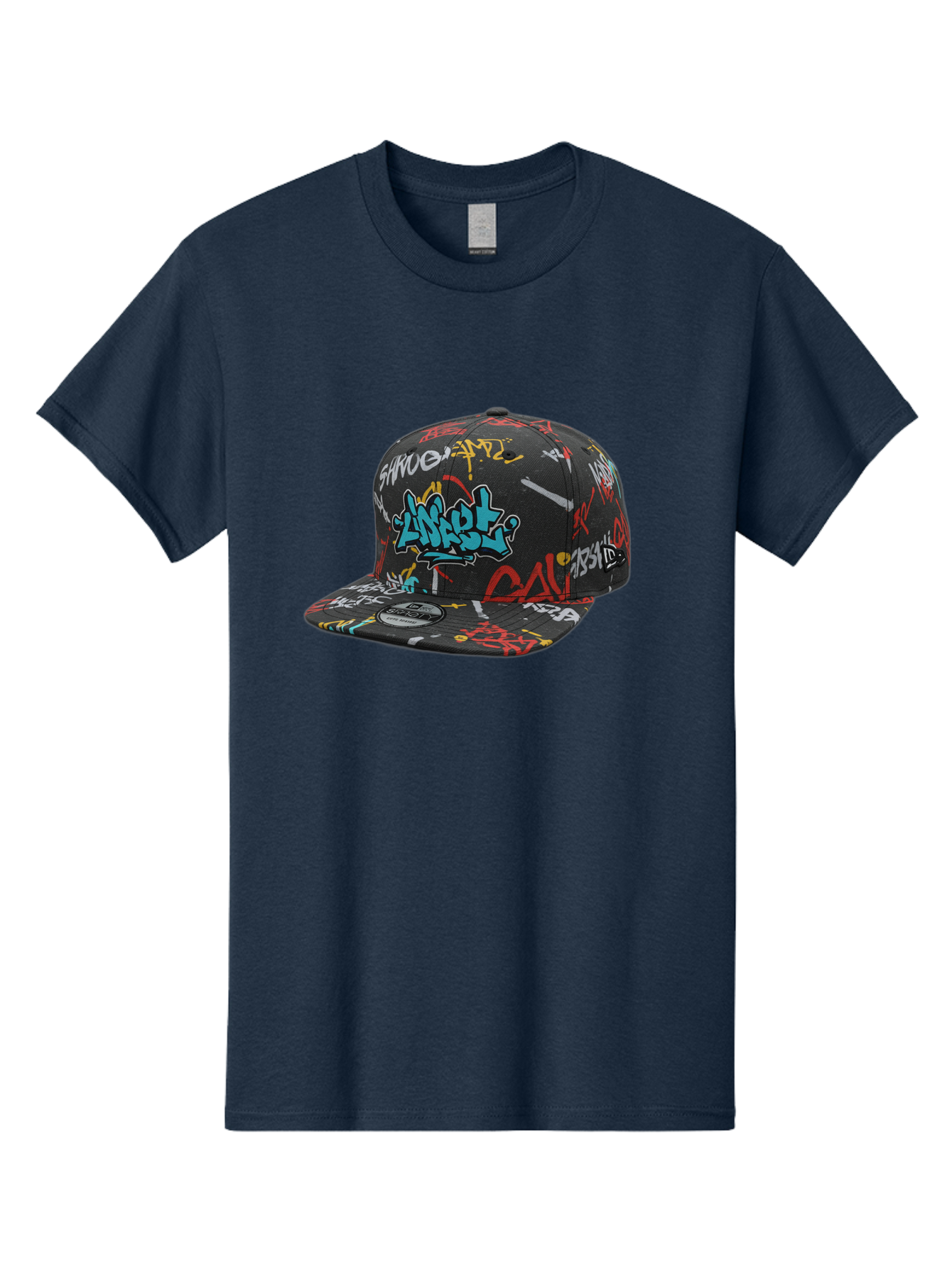 Anarchy-Baseball-Cap Men'S Graphic Tee, 100% Cotton, Comfortable Casual Summer Wear, Machine Washable, Graffiti Art, Streetwear Fashion, Custom Hats, Urban Style, Colorful Designs, Casual Wear, Hip Hop Culture, Snapback Cap, Street Art, Bac585