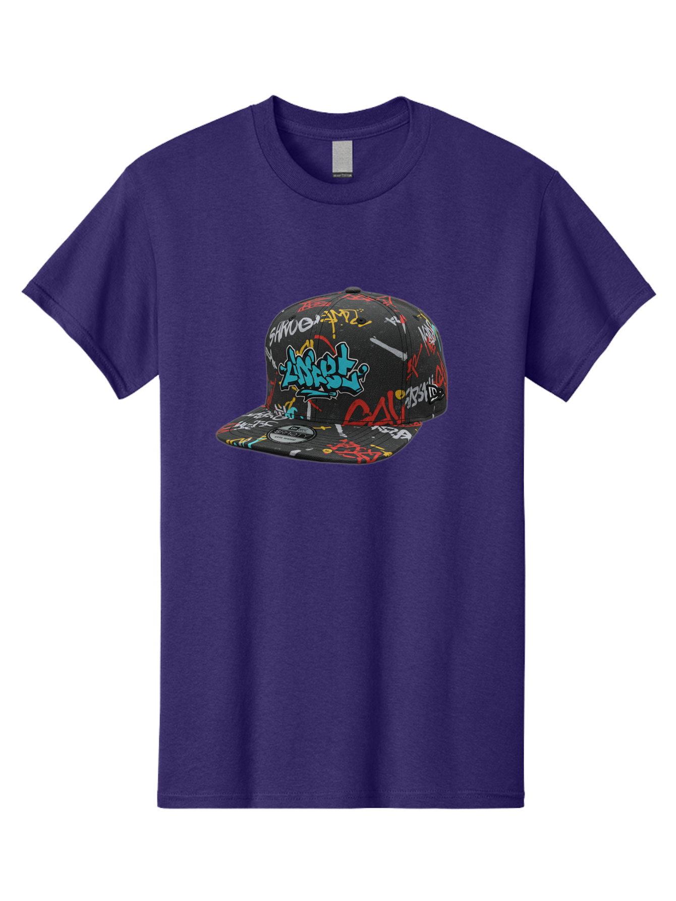 Anarchy-Baseball-Cap Men'S Graphic Tee, 100% Cotton, Comfortable Casual Summer Wear, Machine Washable, Graffiti Art, Streetwear Fashion, Custom Hats, Urban Style, Colorful Designs, Casual Wear, Hip Hop Culture, Snapback Cap, Street Art, Bac585
