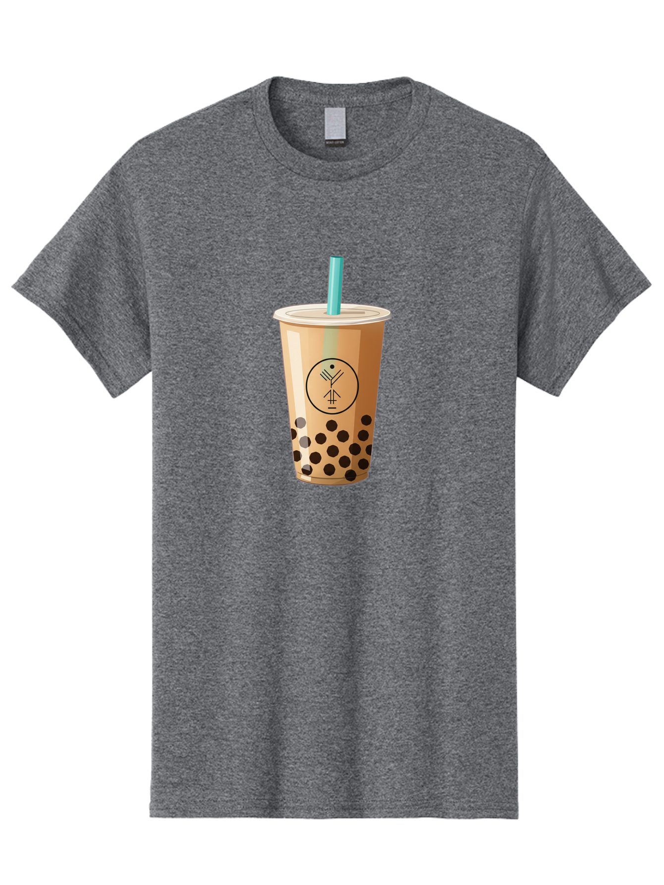 Boba-Tea-5 Men'S Graphic Tee, 100% Cotton, Comfortable Casual Summer Wear, Machine Washable, Milk Tea, Boba Drink, Bubble Tea, Tea With Tapioca Pearls, Cold Beverage, Refreshing Drink, Asian-Inspired, Trendy Drink, Iced Tea, Creamy Texture, Bac663