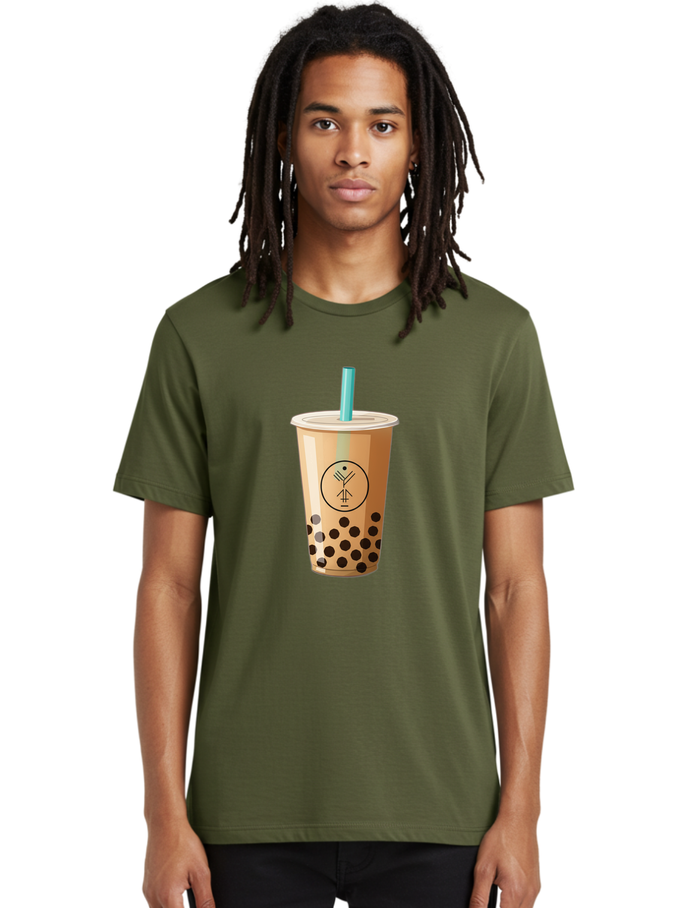 Boba-Tea-5 Men'S Graphic Tee, 100% Cotton, Comfortable Casual Summer Wear, Machine Washable, Milk Tea, Boba Drink, Bubble Tea, Tea With Tapioca Pearls, Cold Beverage, Refreshing Drink, Asian-Inspired, Trendy Drink, Iced Tea, Creamy Texture, Bac663