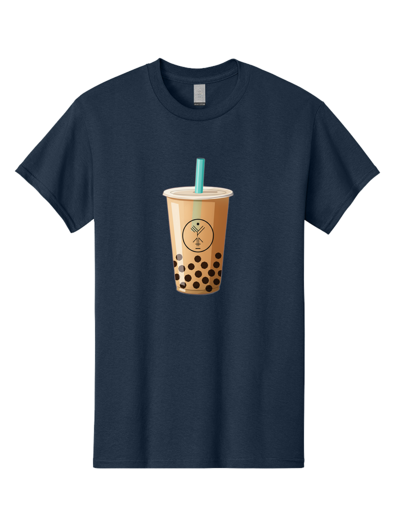 Boba-Tea-5 Men'S Graphic Tee, 100% Cotton, Comfortable Casual Summer Wear, Machine Washable, Milk Tea, Boba Drink, Bubble Tea, Tea With Tapioca Pearls, Cold Beverage, Refreshing Drink, Asian-Inspired, Trendy Drink, Iced Tea, Creamy Texture, Bac663