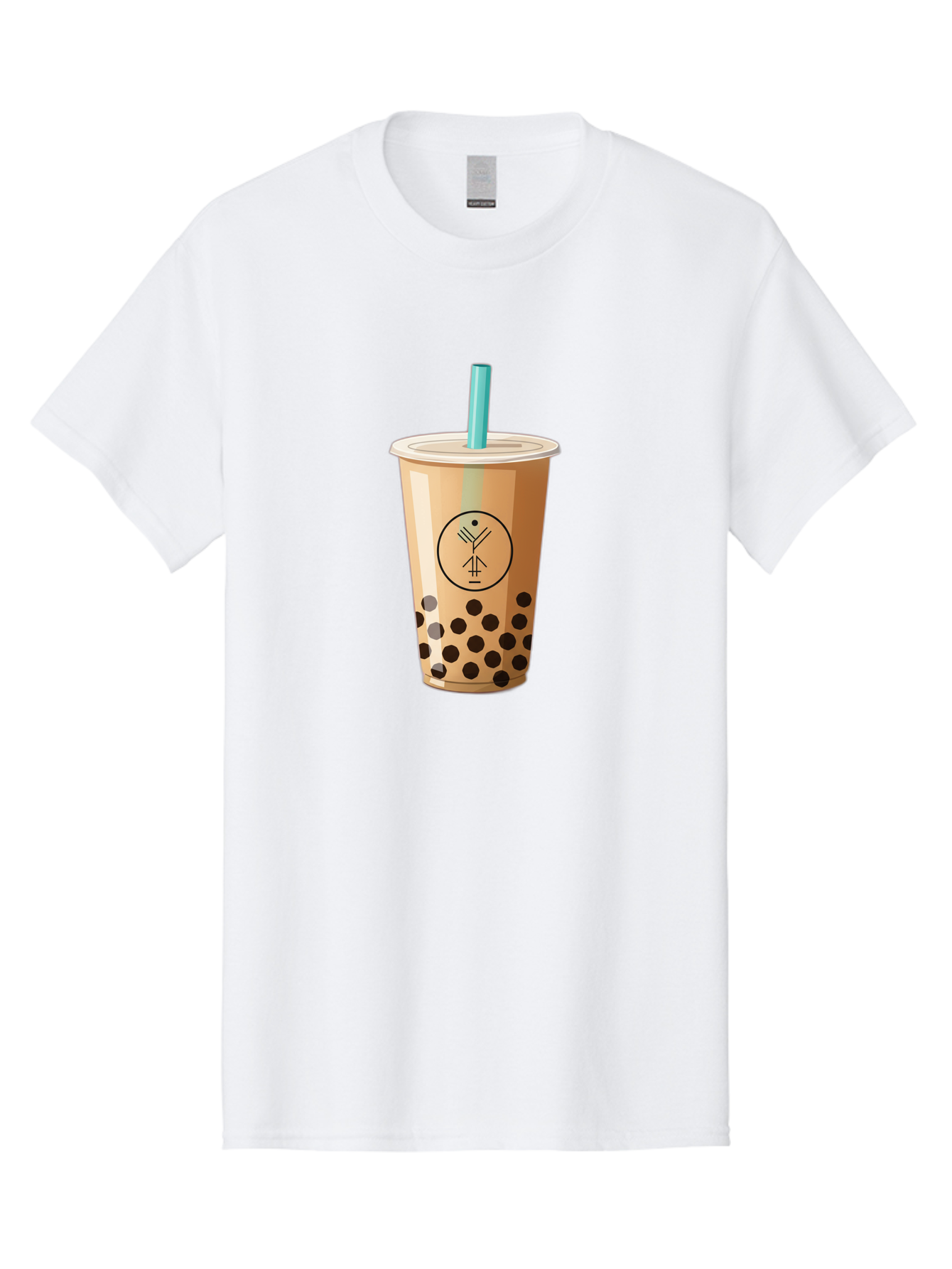 Boba-Tea-5 Men'S Graphic Tee, 100% Cotton, Comfortable Casual Summer Wear, Machine Washable, Milk Tea, Boba Drink, Bubble Tea, Tea With Tapioca Pearls, Cold Beverage, Refreshing Drink, Asian-Inspired, Trendy Drink, Iced Tea, Creamy Texture, Bac663