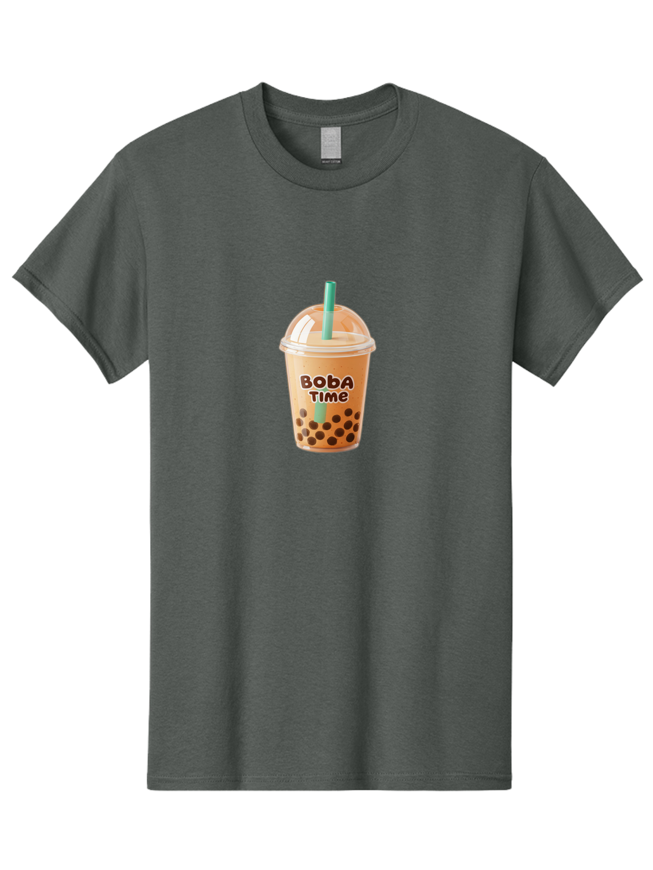 Boba-Time Men'S Graphic Tee, 100% Cotton, Comfortable Casual Summer Wear, Machine Washable, Boba Tea, Bubble Tea, Milk Tea, Tapioca Pearls, Tea Drink, Boba Time, Tea Culture, Milk Tea Lover, Boba Drink, Tea Time, Bubble Tea Lover Bac674